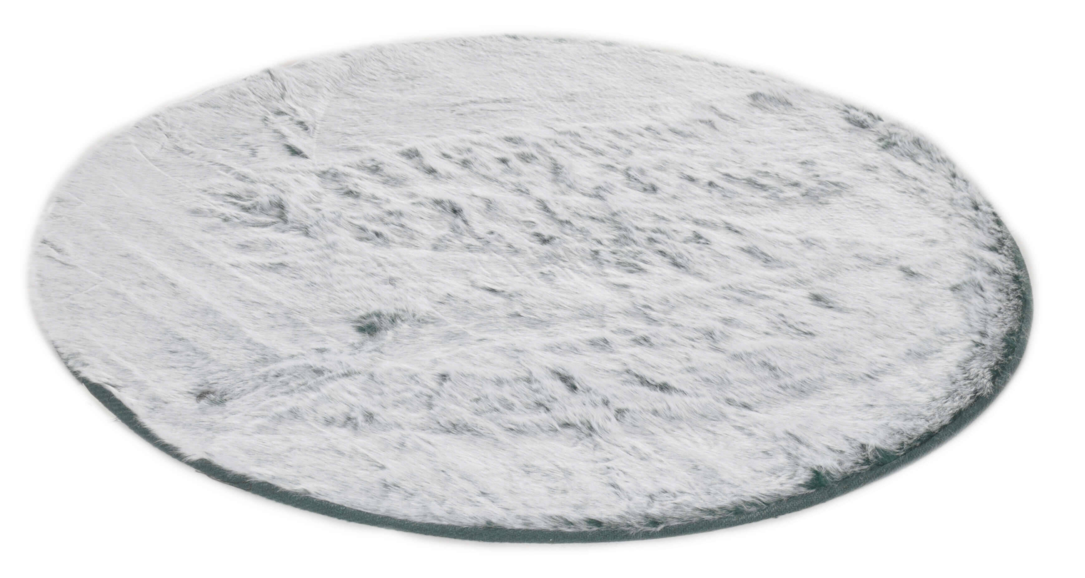 Furry_UNI_640Silver_419864_26 Furry uni rund Tom Tailor Hochflor Teppich Einfarbig