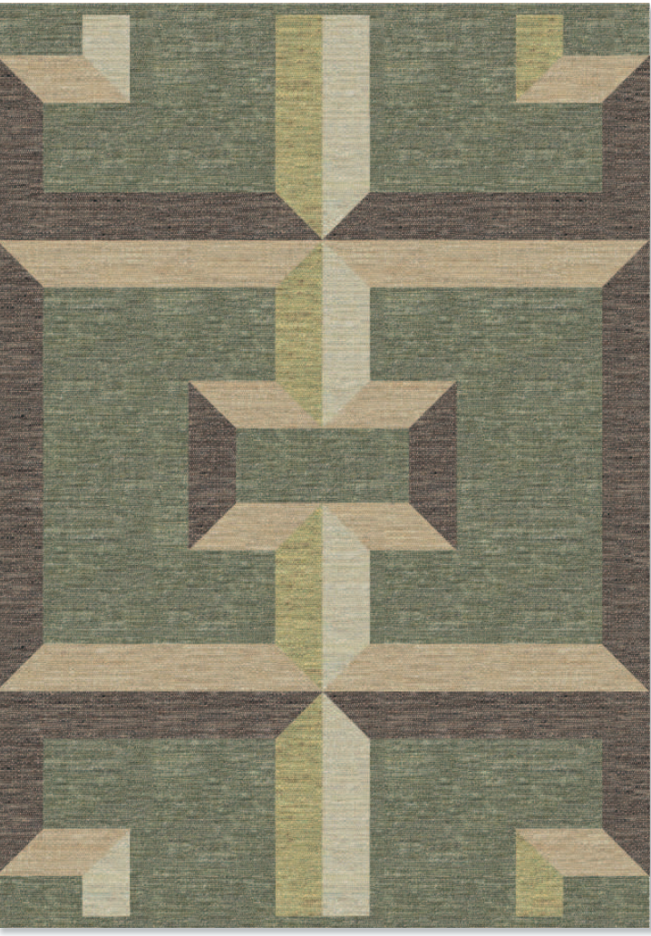 Paulig Teppich Woven Art Design 101-44 Handweb Teppich