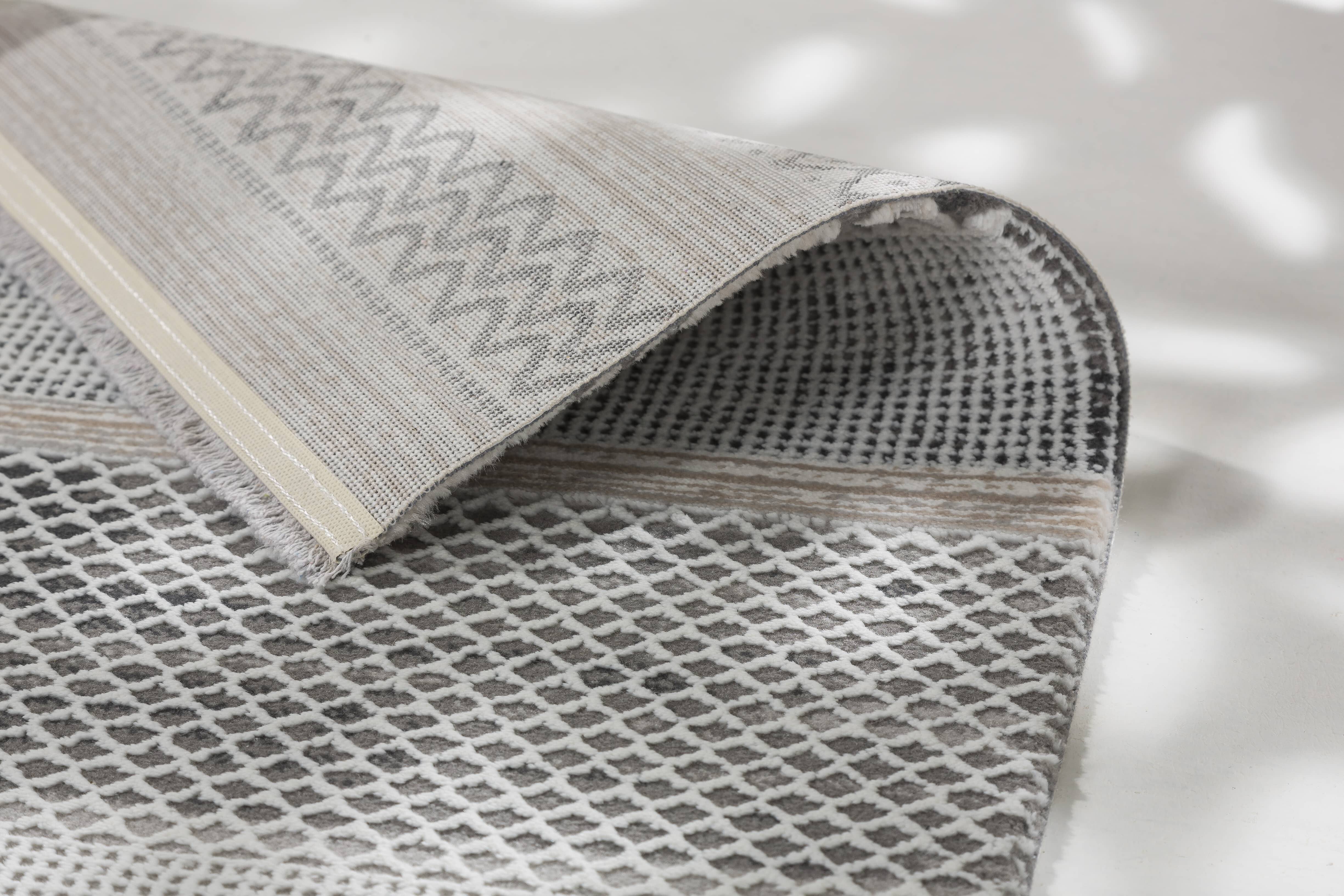 Vercelli 80x150cm D.241 C.000 Allover creme-anthrazit Vercelli 80x150cm D.241 C.000 Allover creme-anthrazit