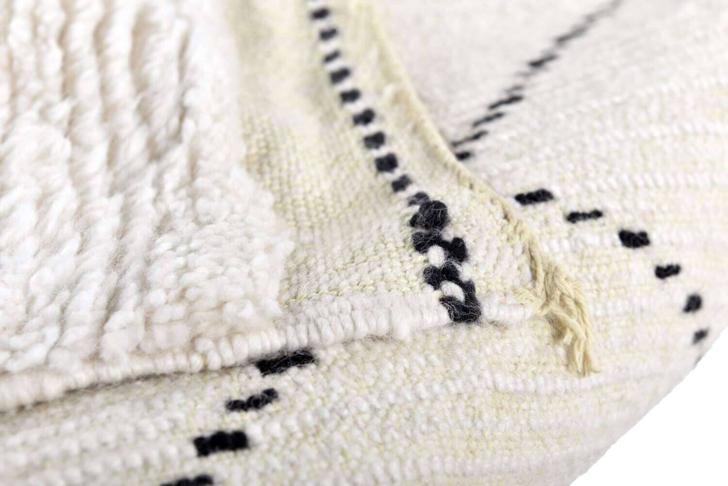 BenniUrein_2003_997Blanc_426567_9 Teppich Boho Beni Ourain 200x200cm Schafwolle