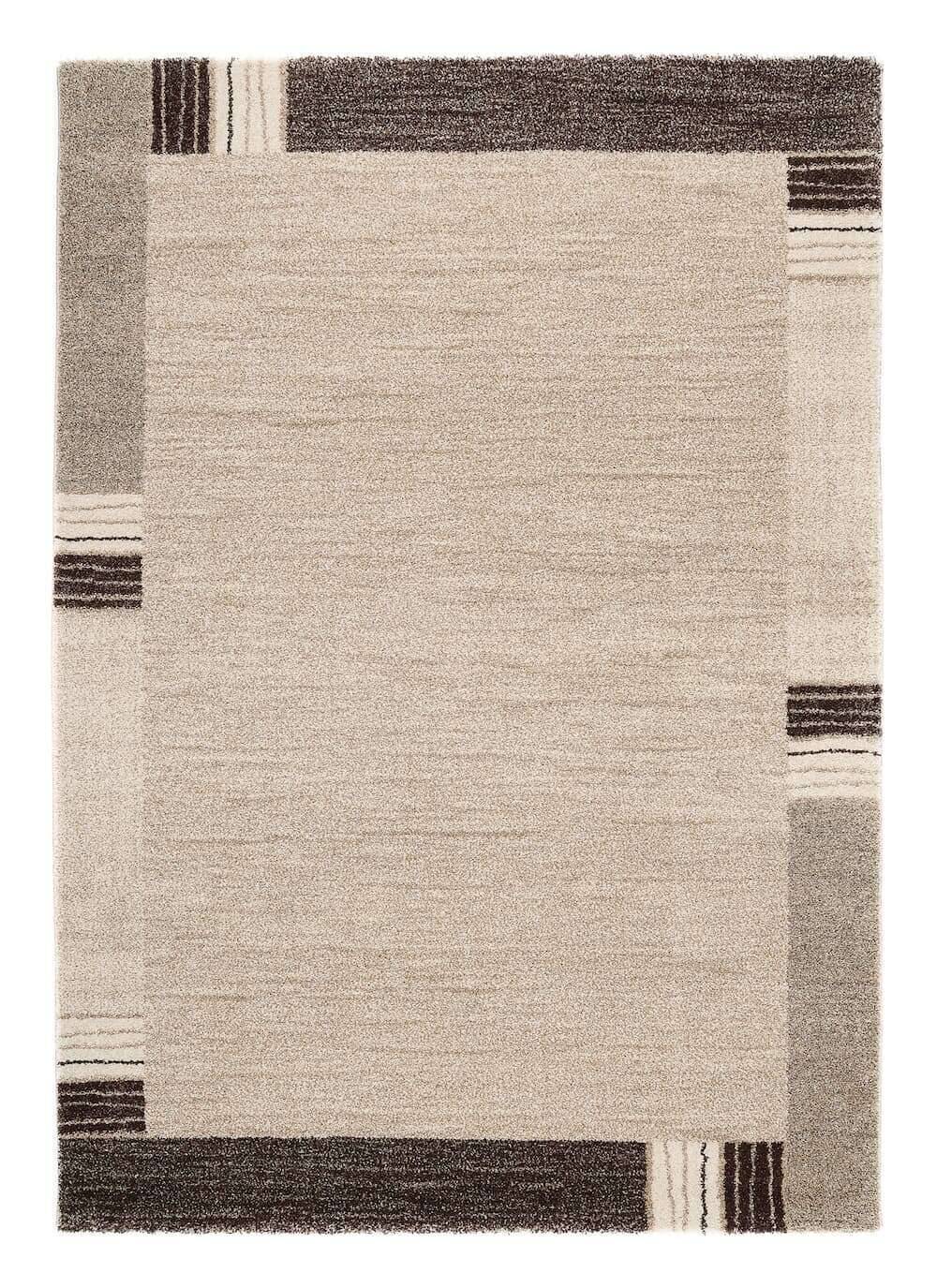 CAF01-616-2 Teppich Castle Flora Teppich Modern mit Bordüre Hochflor Teppich