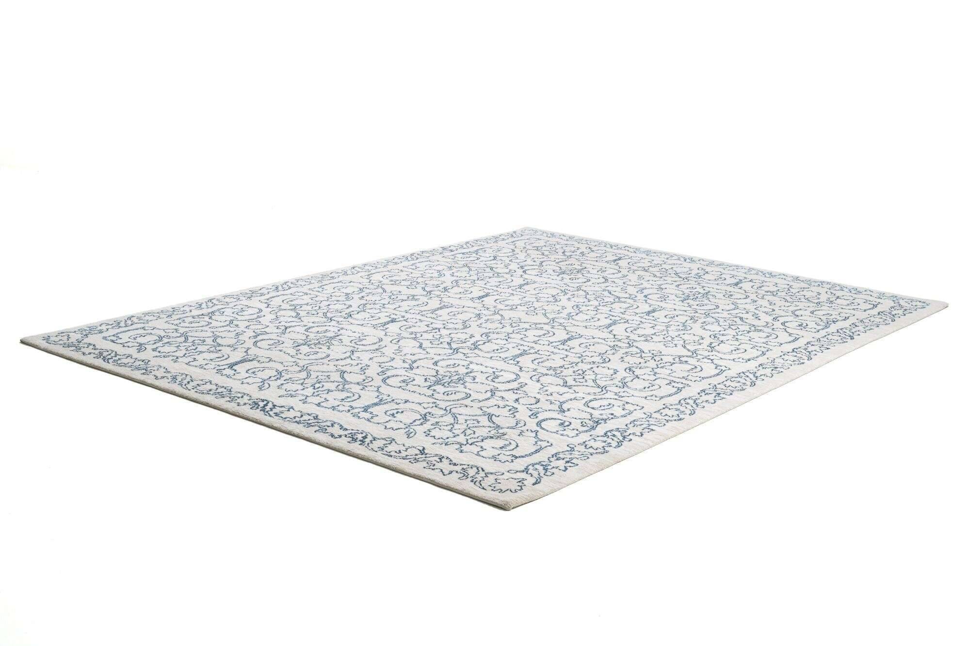 jabusilk30_c3515_101white_408815_2 Nepal Teppich Jabu Silk 30 Wolle Seide Design Teppich 250x315cm