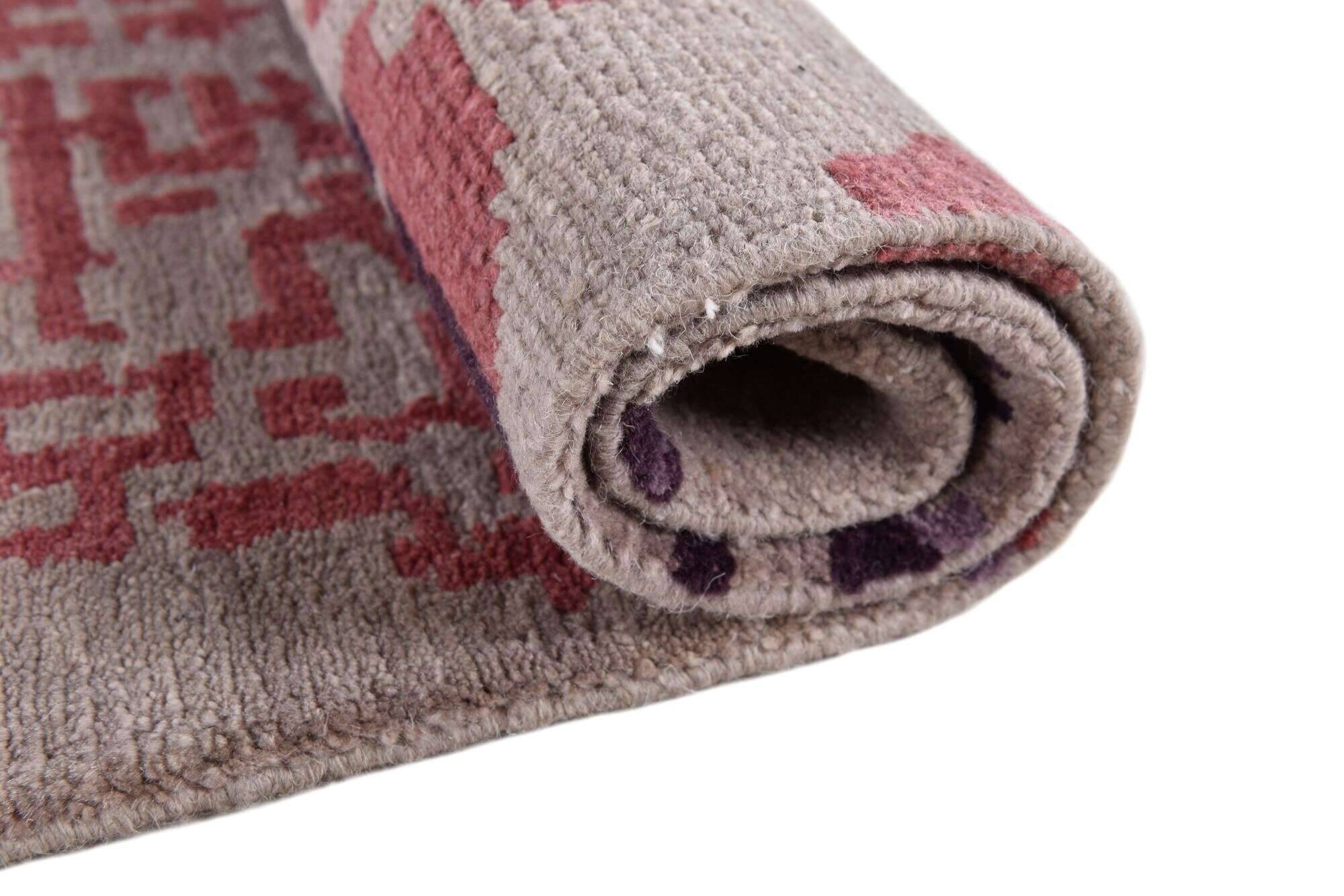 sangri_rs599_234pinkberry_110793_11 Sangri Nepal Teppich 160x227 cm reine Wolle