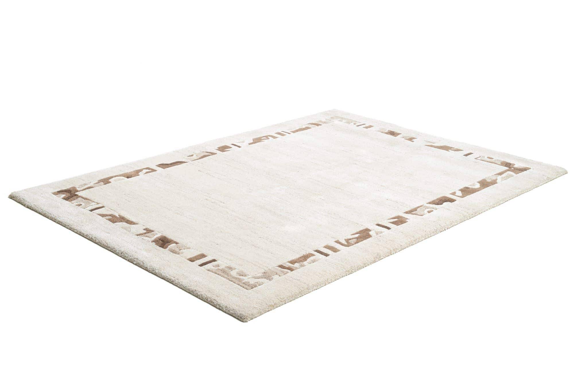 Naturteppich Cologne Silk Handgeknüpft beige 160x230cm