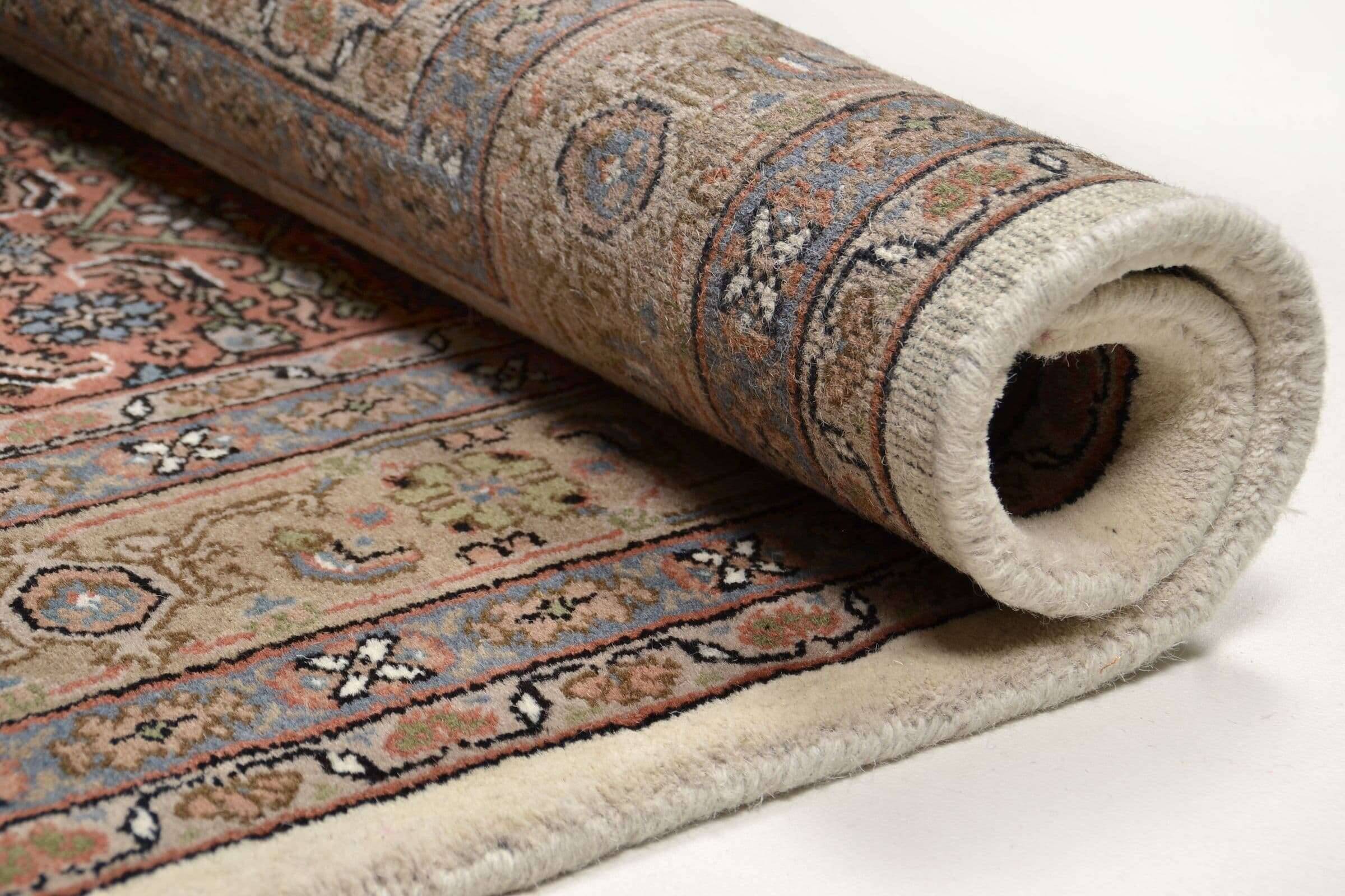 Benares_bidjar_creambrown_402896_9 Handgeknüpfter Orientteppich Benares Bidjar 9/45