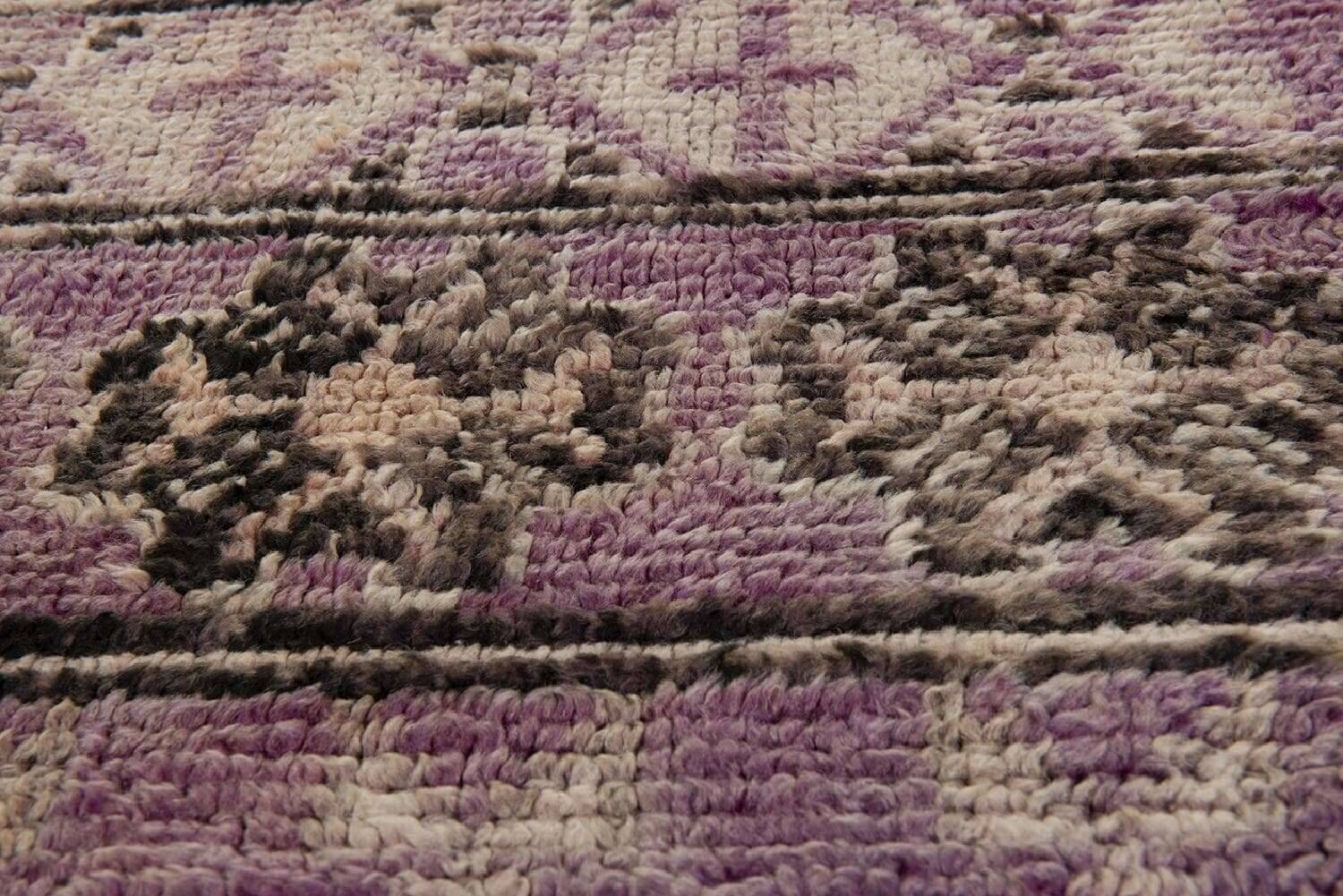 BeniOurainLegends_KK25_753purplemulti_418787_3 Beni Ourain Legends Antik Teppich Wolle 084x284 cm