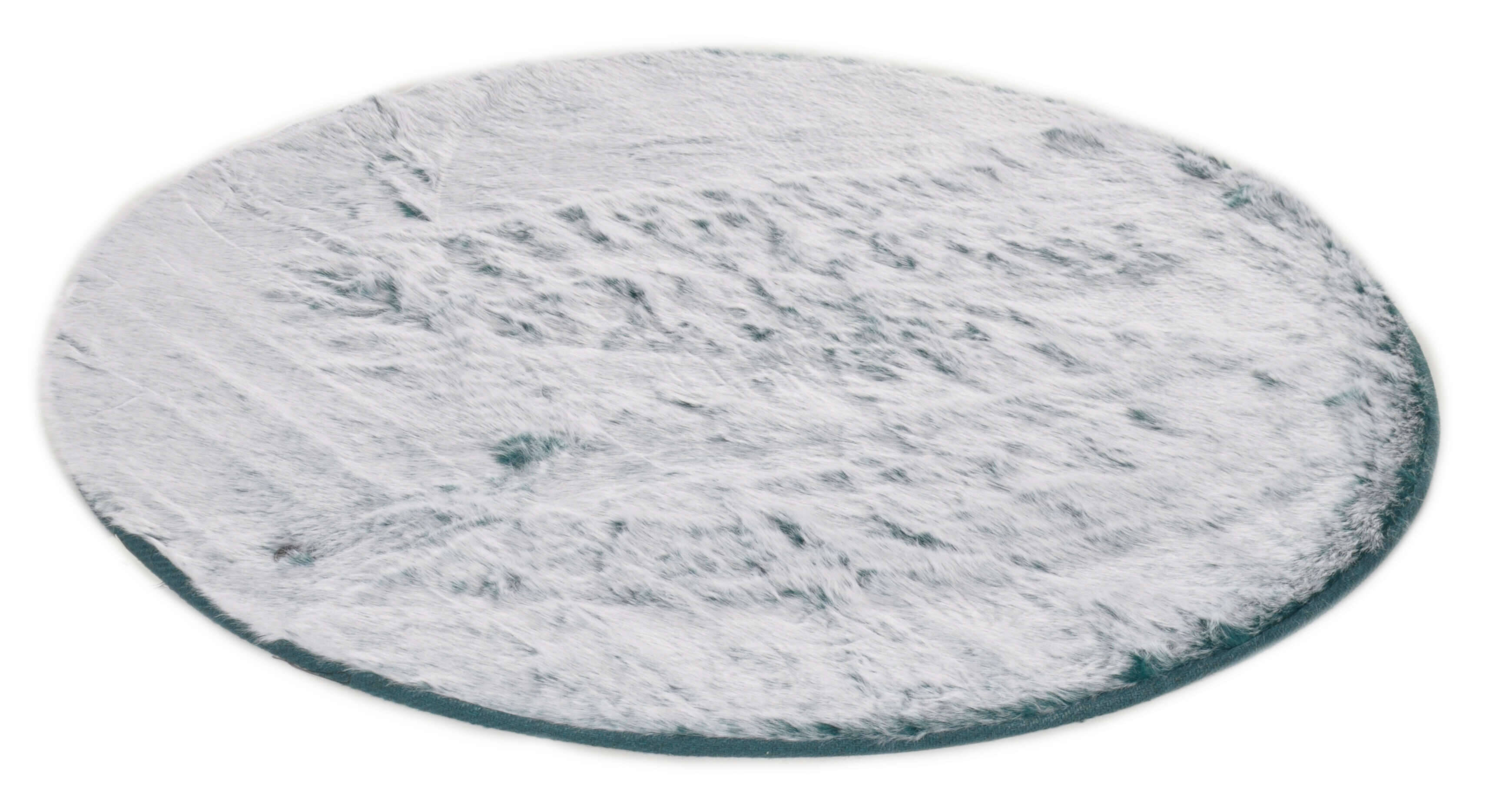 Furry_UNI_720turquoise_419882_26vD758lsnbx26Q Furry uni rund Tom Tailor Hochflor Teppich Einfarbig