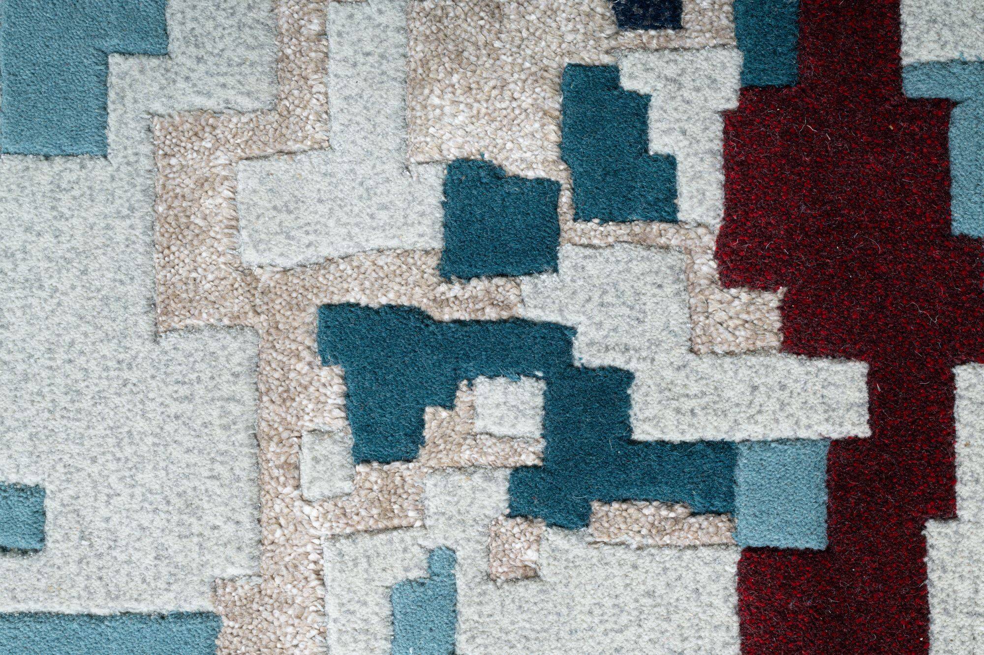 Moderner Designteppich Maringa 160x230cm Handgeknüpft Wunschmaß Moderner Designteppich Maringa 160x230cm Handgeknüpft Wunschmaß