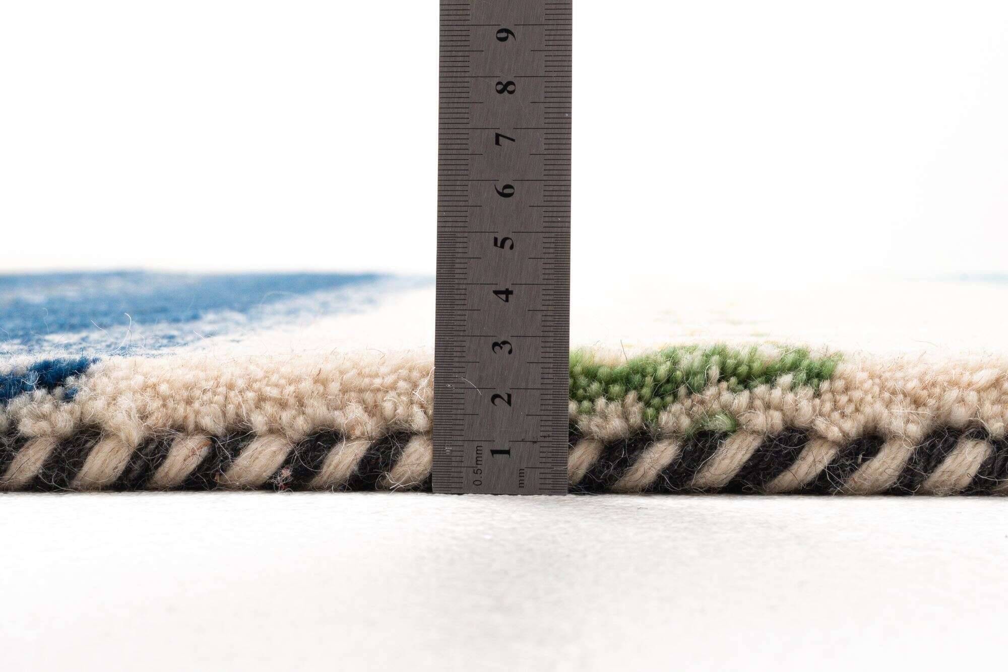 nomade_zo-1434-16_800multicolor_404691_5 Teppich Gabbeh 160x230cm Handgeknüpft Schurwolle bunt