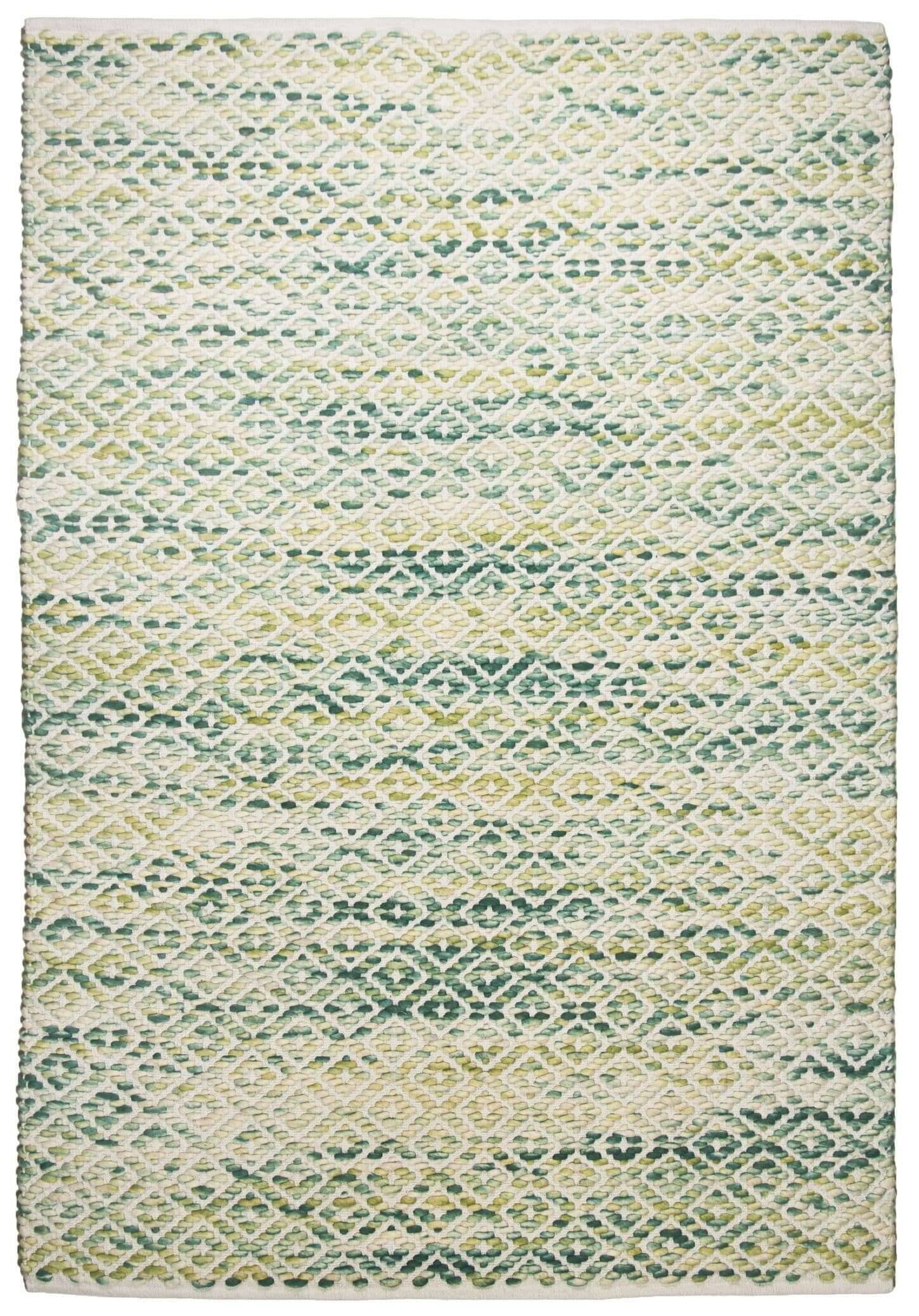 Smoothcomfort_diamond_green_404511_1 Smooth Comfort Diamond Handwebteppich grün Teppich Wolle