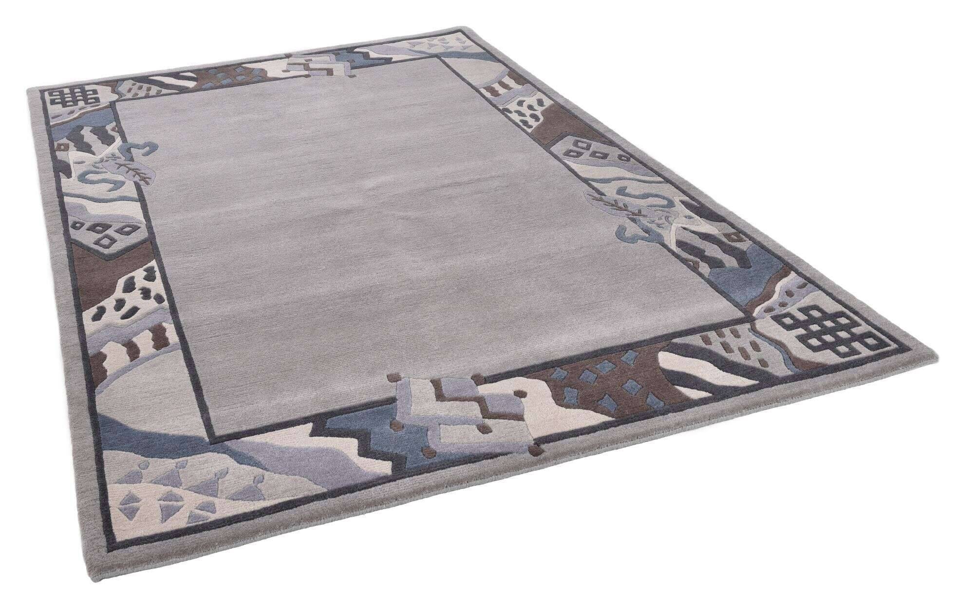 gurkha_mc84_653greymulti_110588_2 Nepal Teppich Tibet Gurkha 162x233 cm MC84