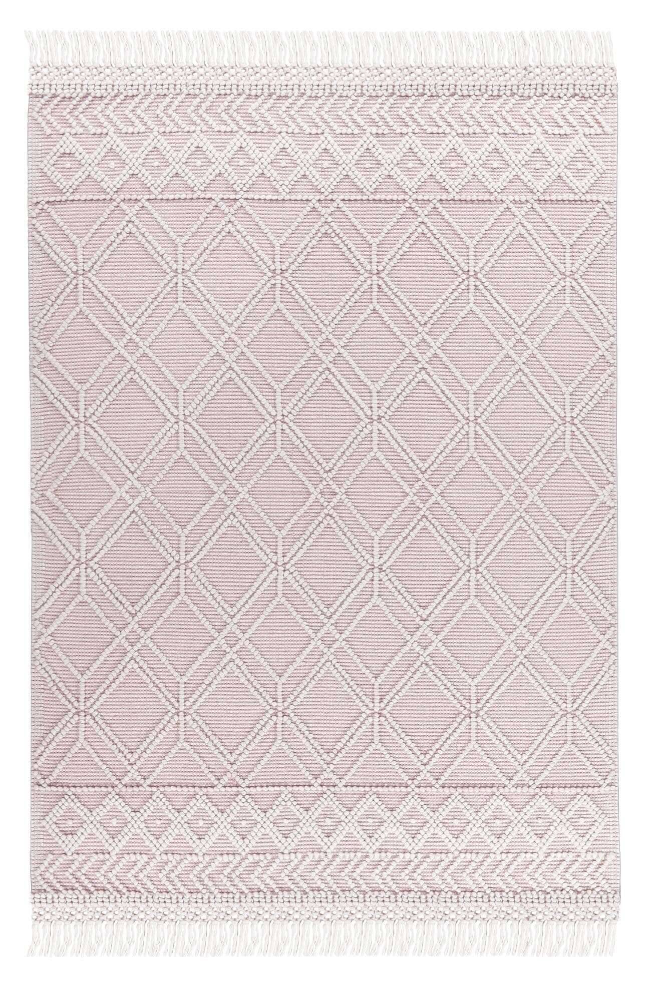 Macrame_three_250rose_426451_1 Tom Tailor Colored Macrame three Teppich Wolle Naturteppiche