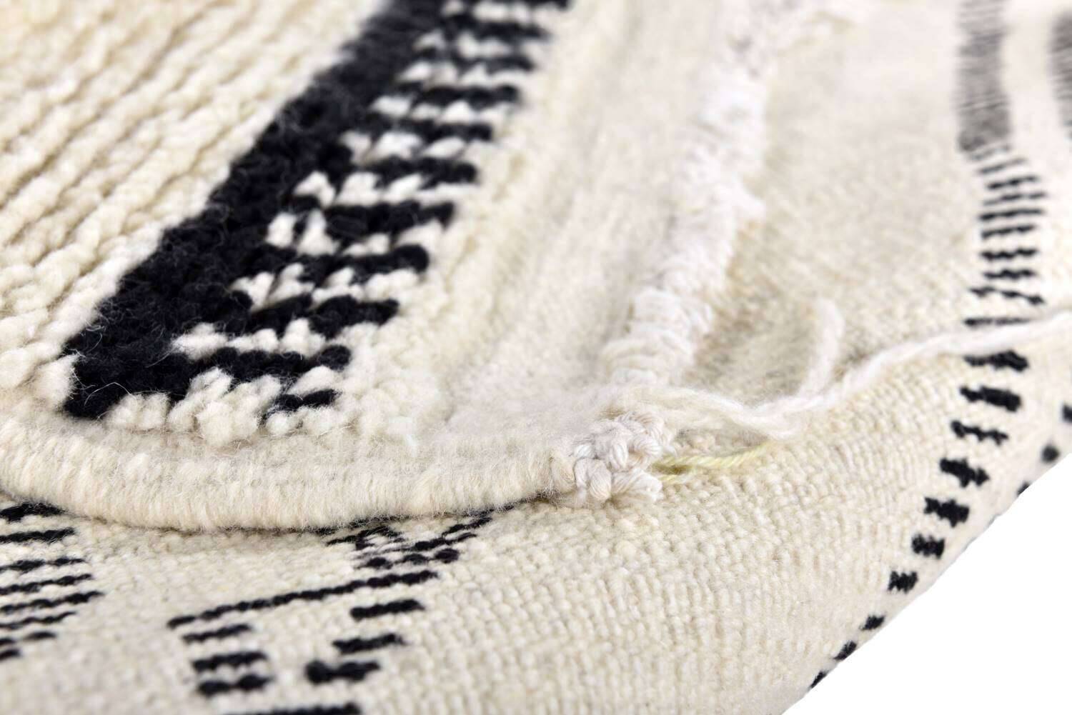 BenniUrein_2008_997Blanc_426558_9 Berber Teppich Beni Ourain 120x200cm Schafwolle