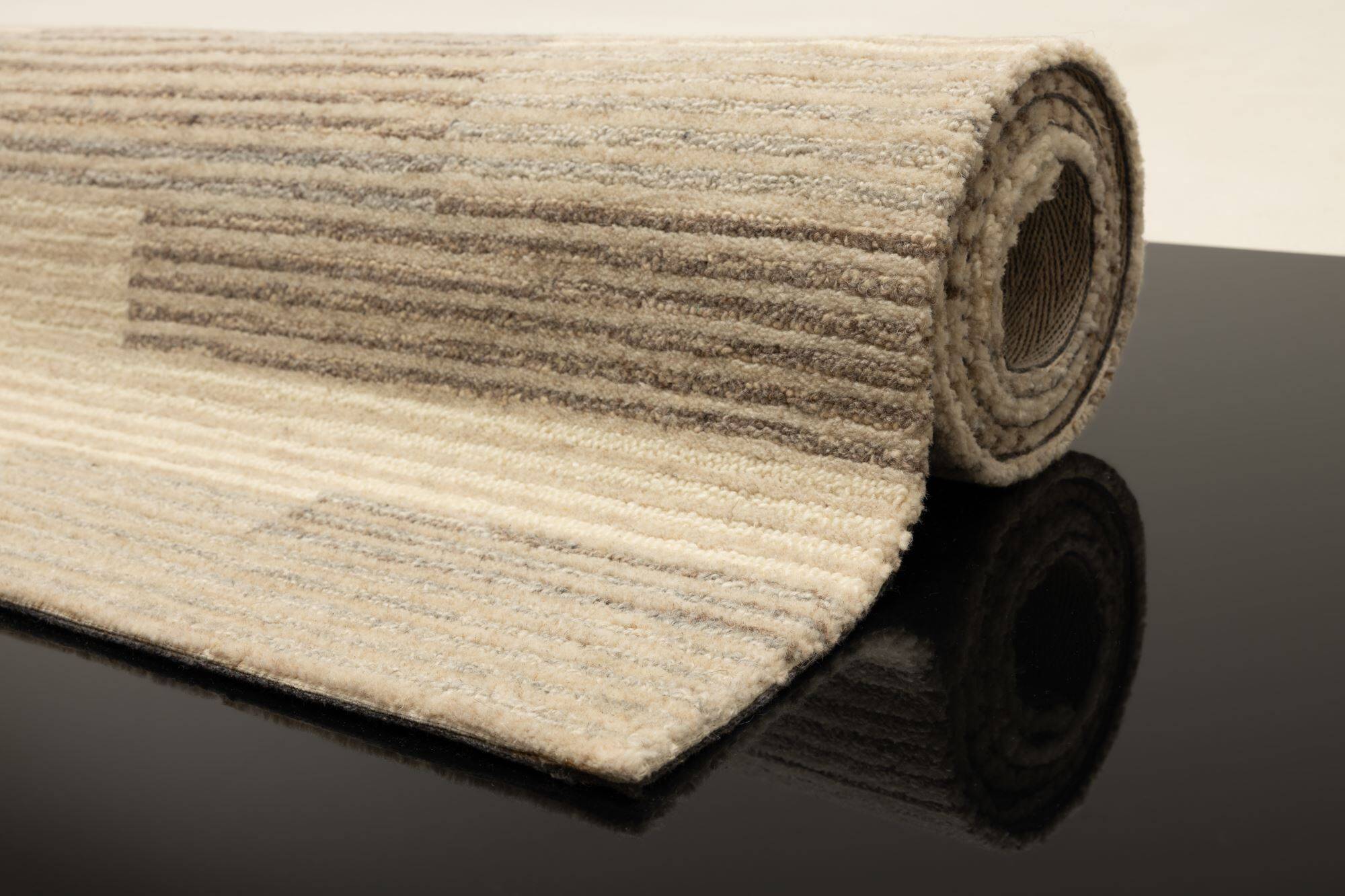 Natur Pur Teppich "Natur Loop" Design 1801 beige-grau