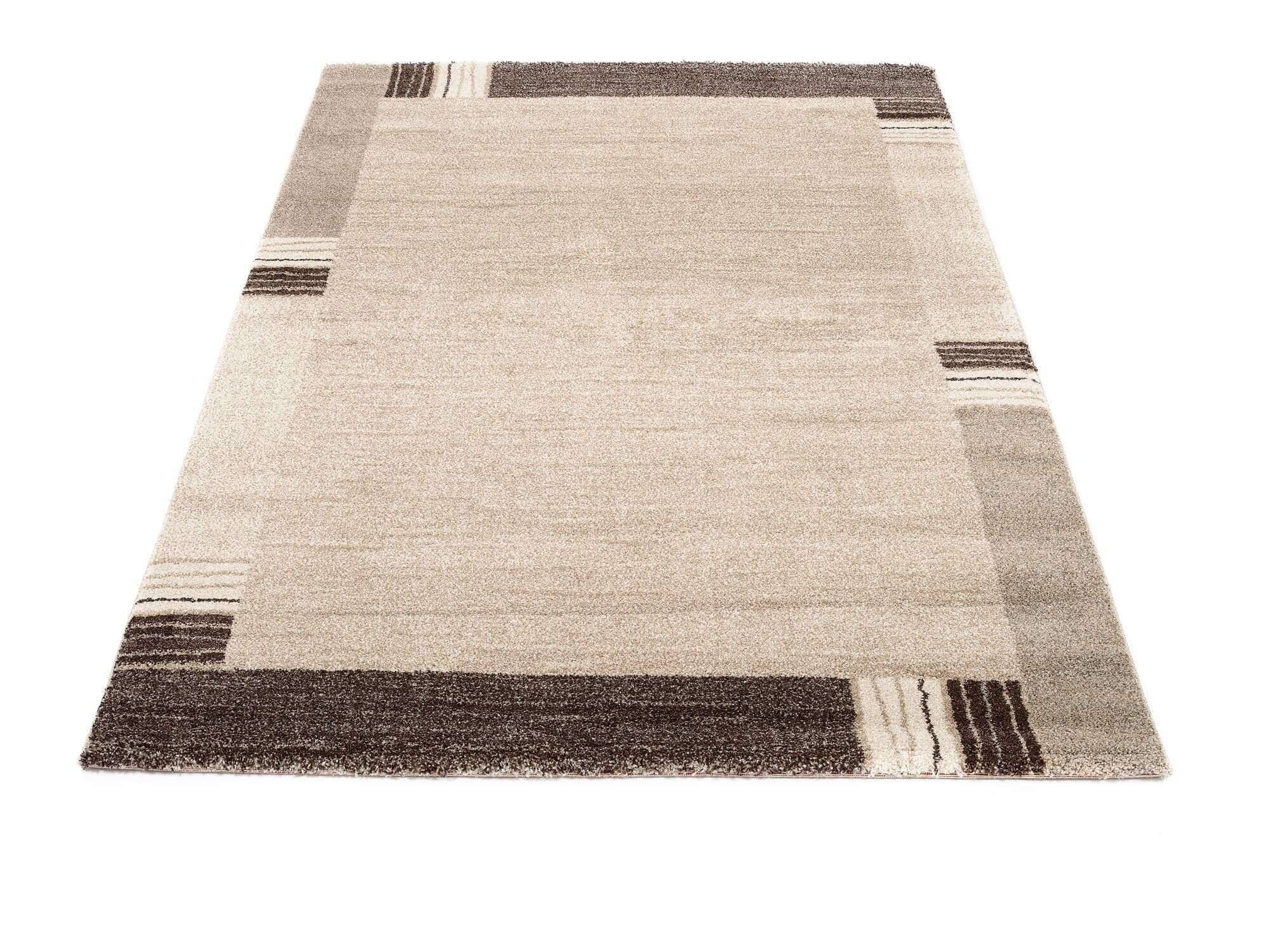 CAF01-616-5 Teppich Castle Flora Teppich Modern mit Bordüre Hochflor Teppich
