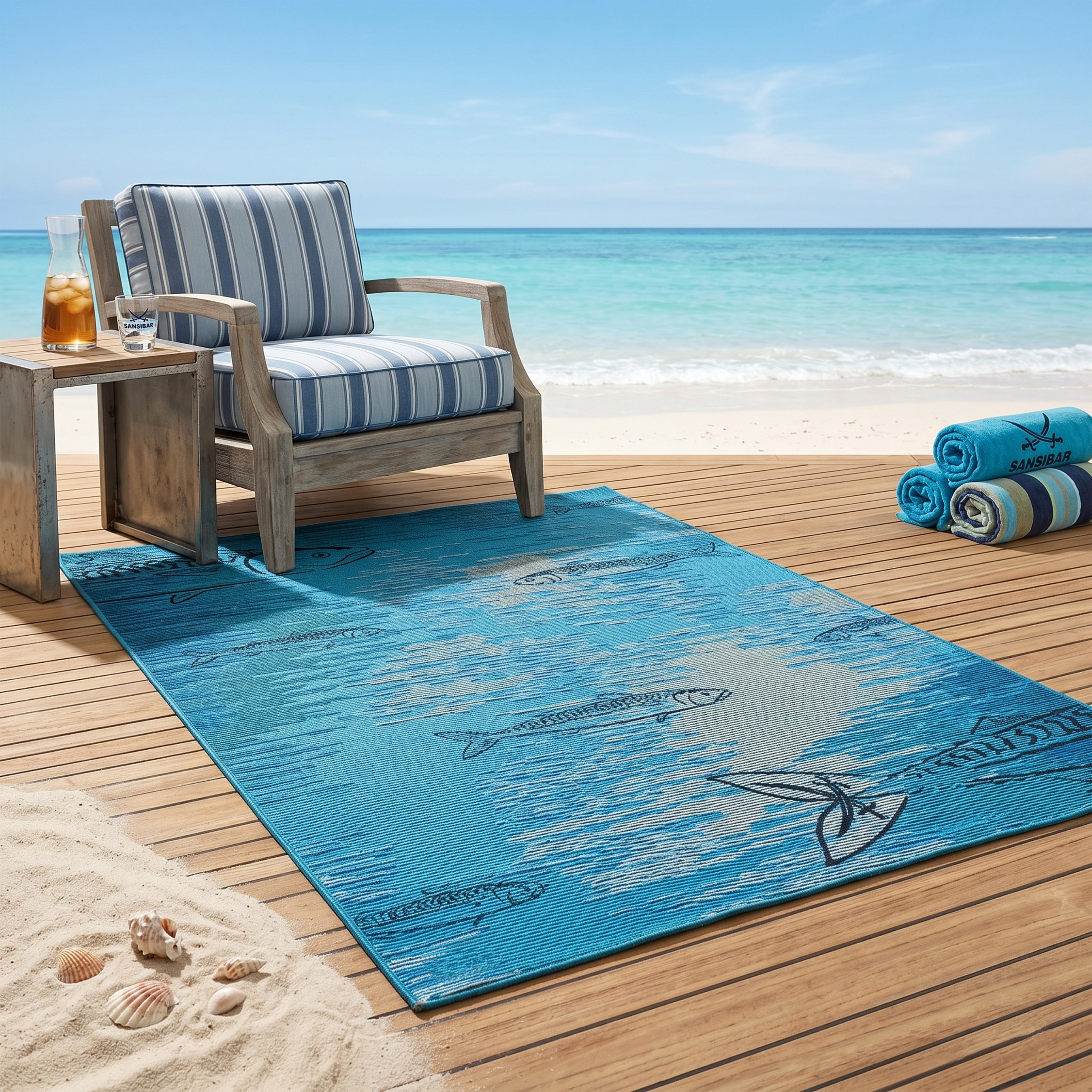 Sansibar Home Outdoor Teppich Rantum Beach