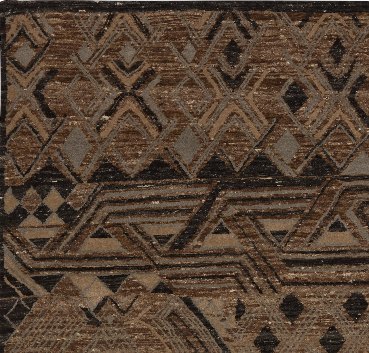 Wunschmaß Teppich Lomato-Showa-4 Handgeknüpft Designteppich Wunschmaß Teppich Lomato-Showa-4 Handgeknüpft Designteppich