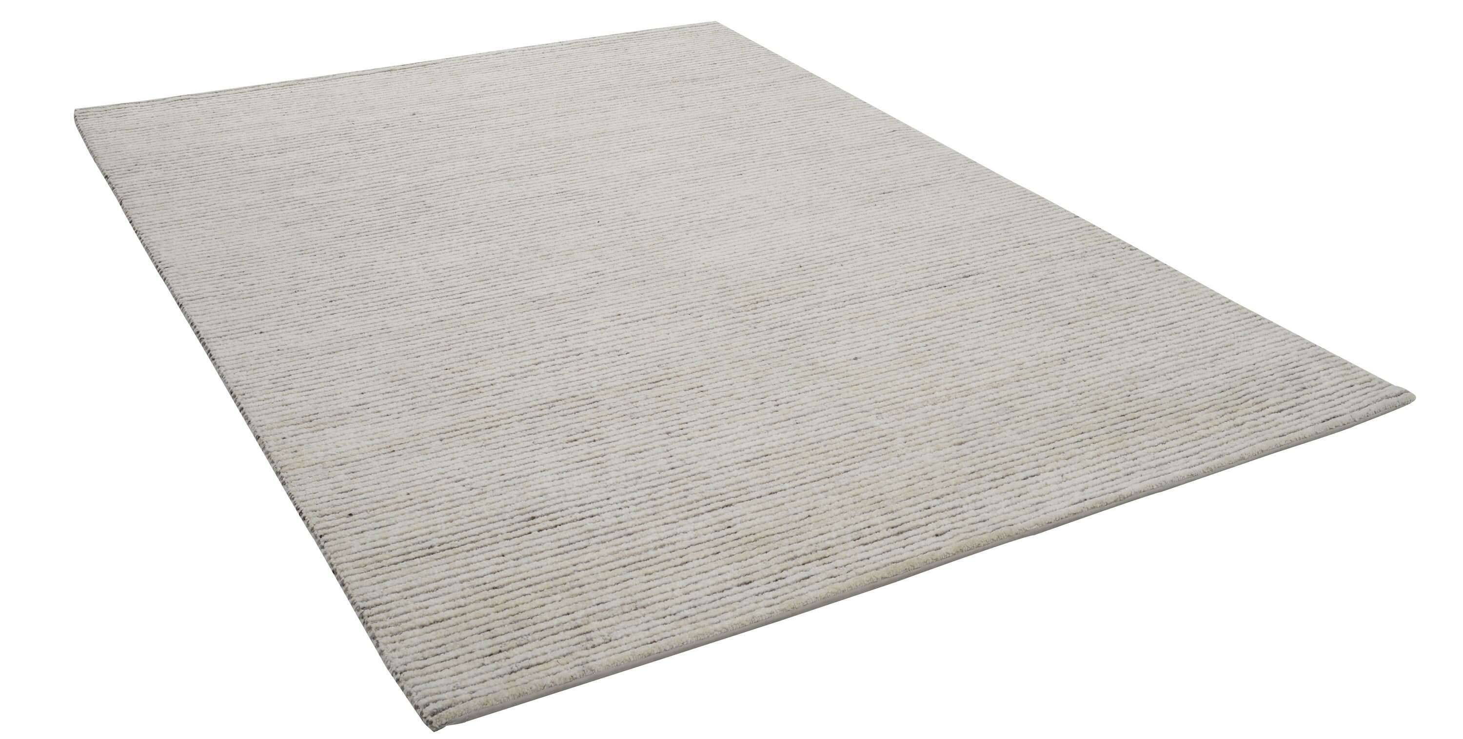TalongaRib_C333_580cream_2 Talonga Rib C333 Nepal Teppich Handgeknüpft reine Schurwolle
