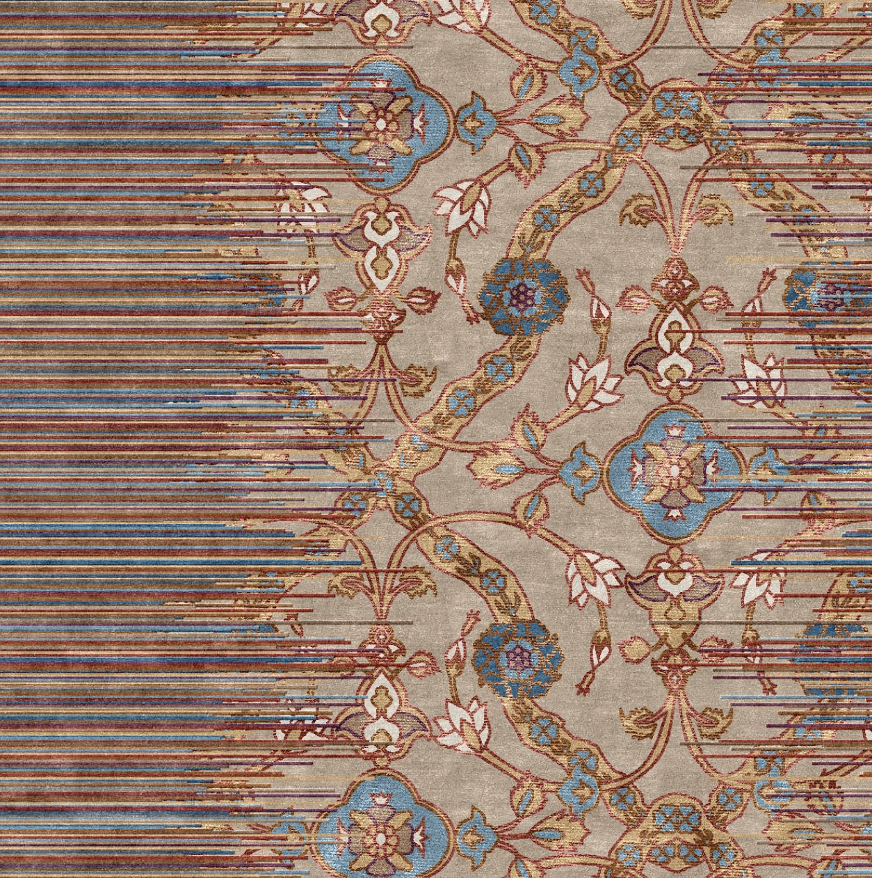 Makalu Nepal Teppich Antique M313 Handgeknüpft im Wunschmaß Makalu Nepal Teppich Antique M313 Handgeknüpft im Wunschmaß