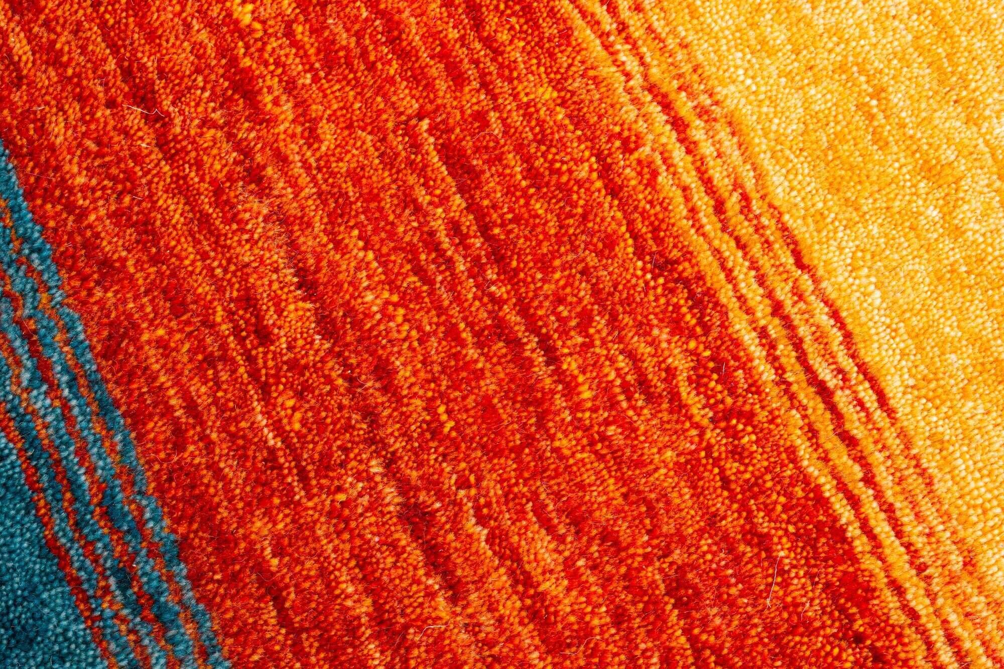 newyork_3906_403orangemulti_405271_3 Gabbeh Teppich Schurwolle 160x230 cm