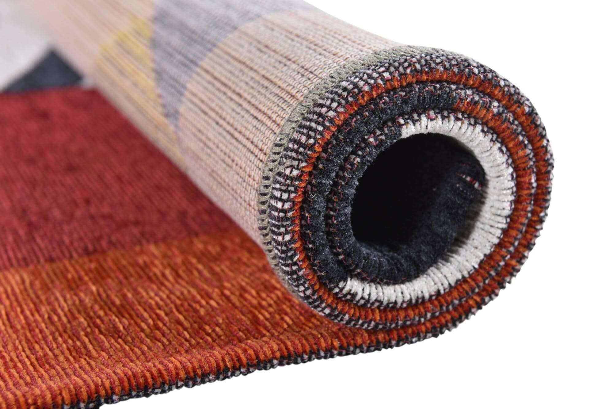 Cosima_GF-117_203RedMulti_426868_11 Cosima GF-117 Teppich Flachgewebe Modernes Design