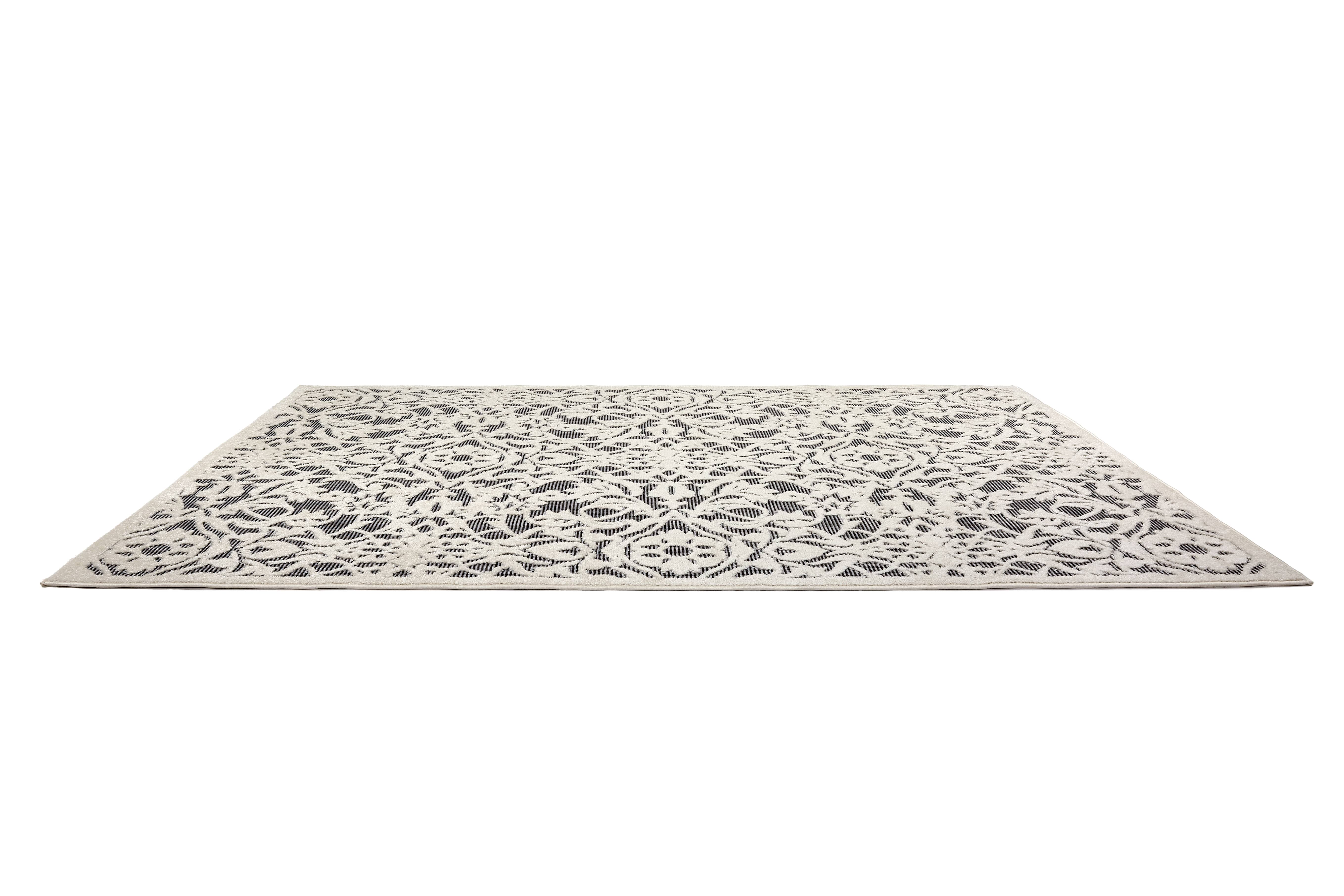 In- und Outdoor Teppich Serina D.253 C.004 Ornamente grau/weiß In- und Outdoor Teppich Serina D.253 C.004 Ornamente grau/weiß