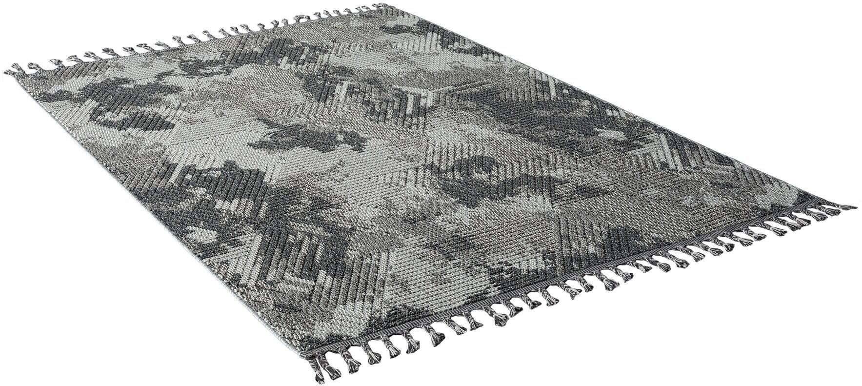 962616af-4961-591a-8504-ff79b19c0559 Trevi 6831-225-020 In und Outdoor Teppich Modern Design Grau