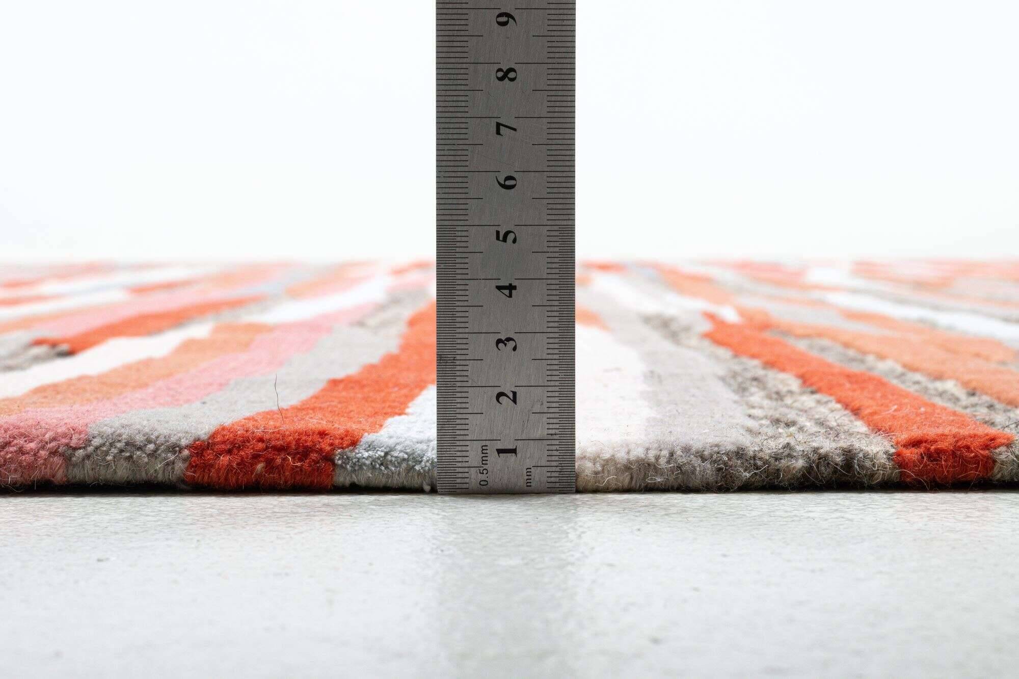 jabusilk_c3868_200red_413197_5 Nepal Teppich Jabu Silk Wolle Seide Design Teppich 245x309cm