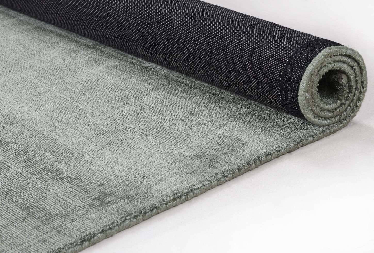 Shine_Uni_300green_11 Shine Teppich Tom Tailor Vintage Teppich Viskose