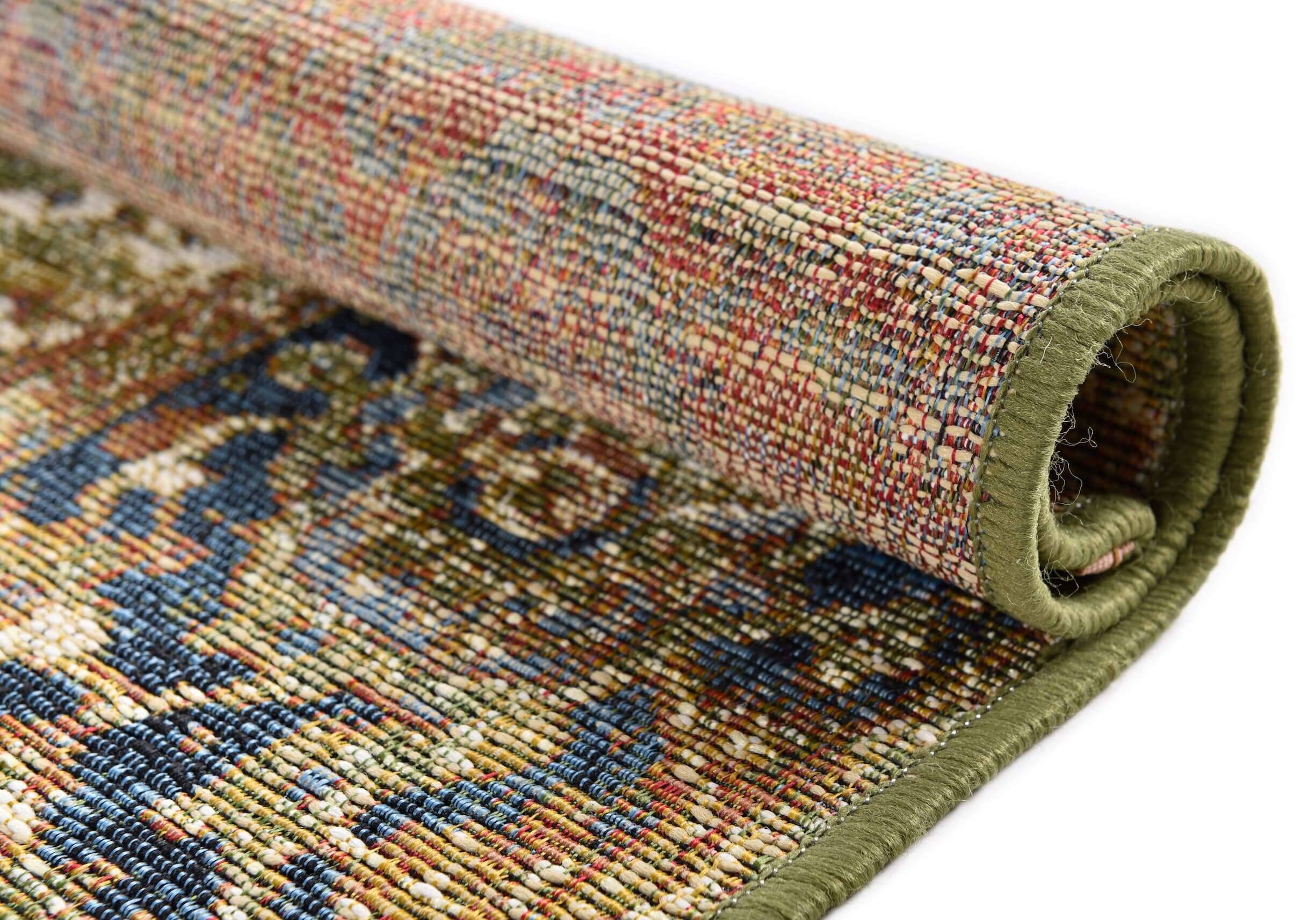 FunkyOutdoor_OrientOne_300green_427108_11 Tom Tailor FUNKY IN- OUTDOOR Orient One Teppich Flachgewebe