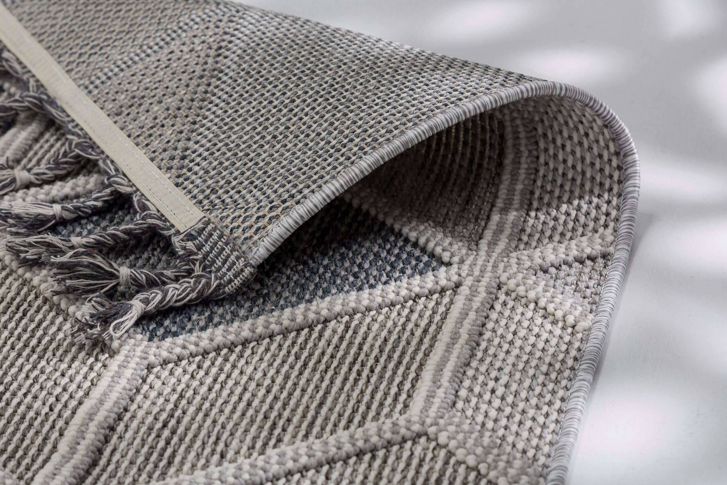 ecde468a-7400-5bff-9291-061666bd2b57-1 Trevi 6831-224-020 In- und Outdoor Teppich Modern Rauten Grau