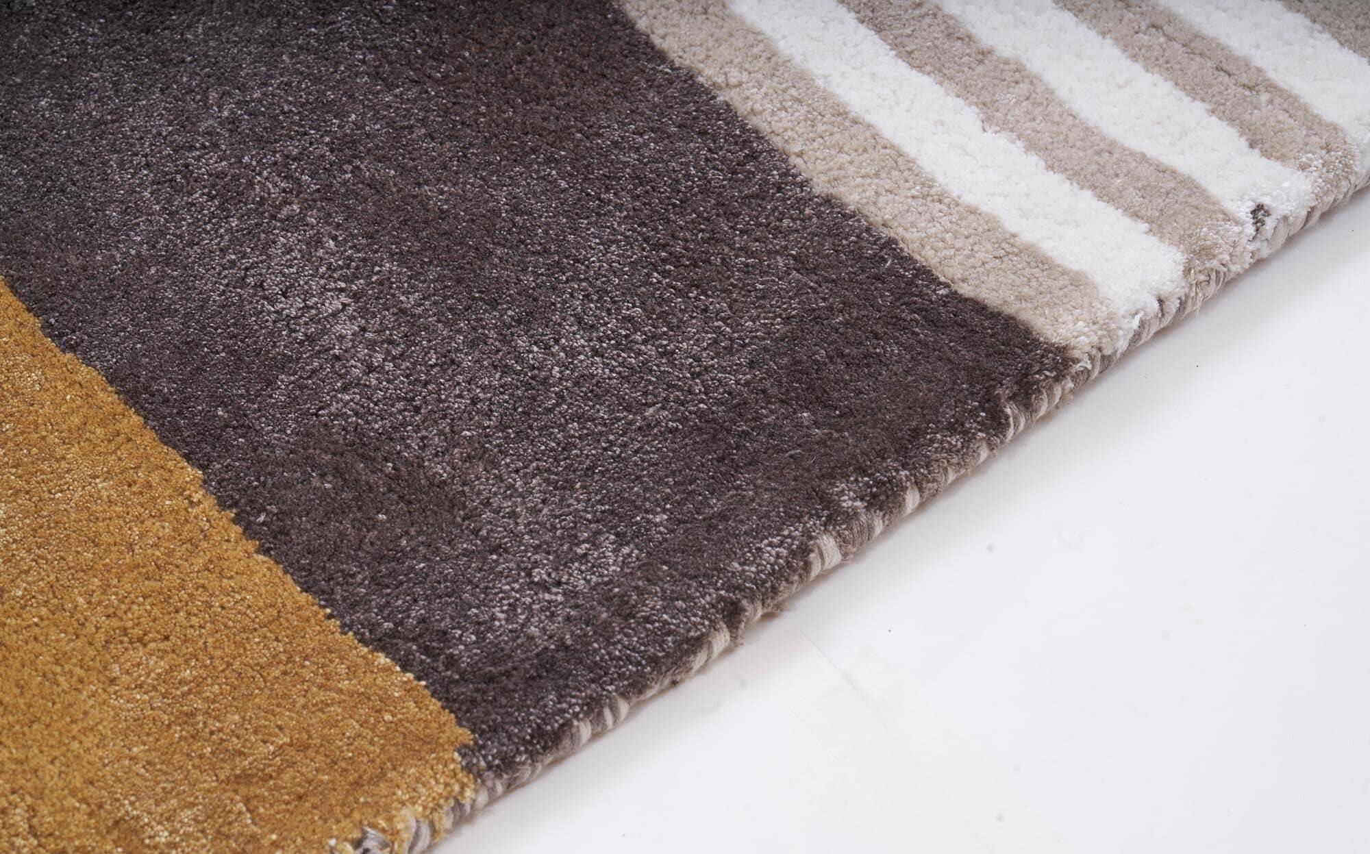 Moderner Teppich RETRO YELLOW Moderner Teppich RETRO YELLOW