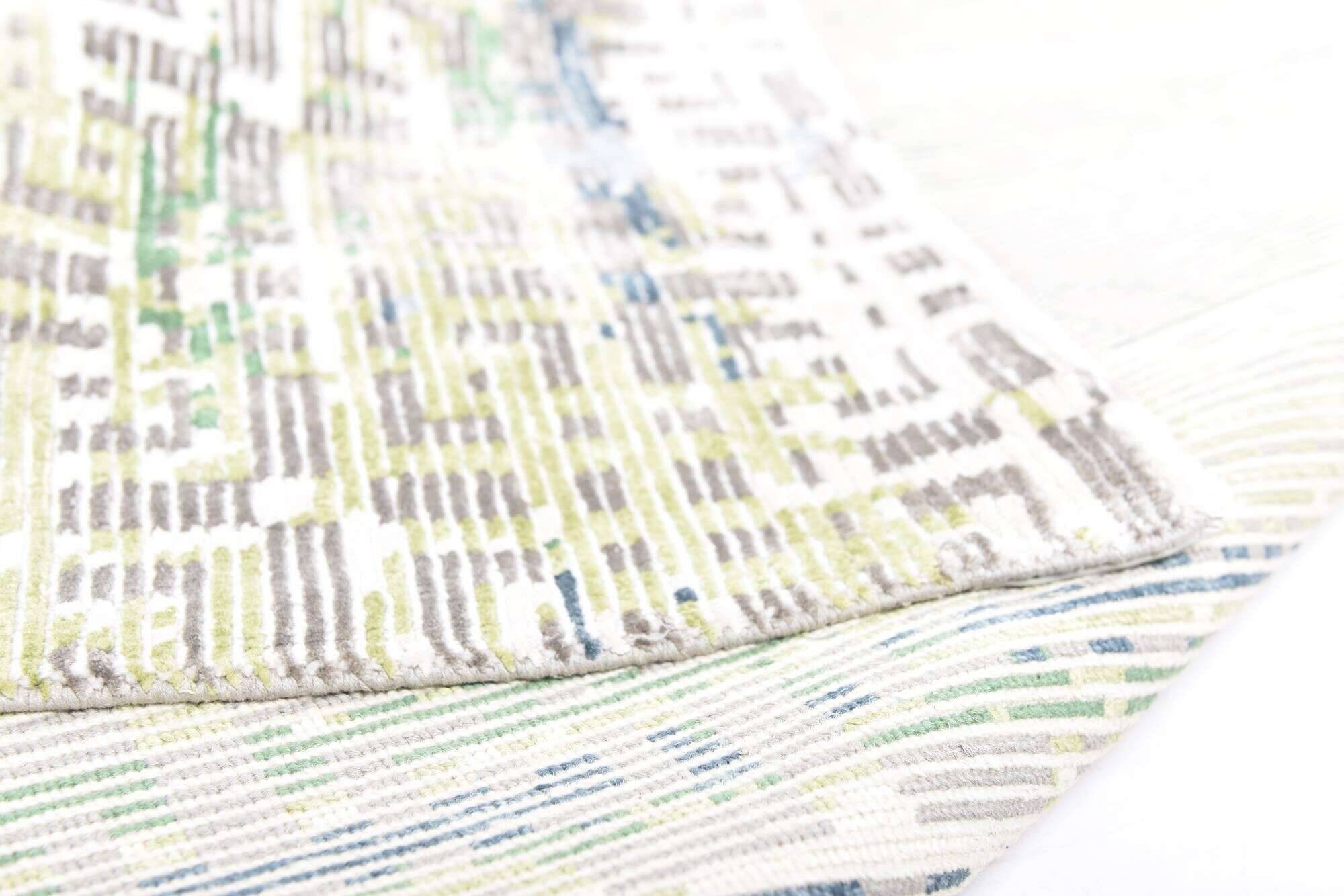 ribeyesilk60_c3301_305greenmulti_404990_9 Nepal Teppich Rib Eye Silk 60 Wolle Seide Design Unikat 245x309cm