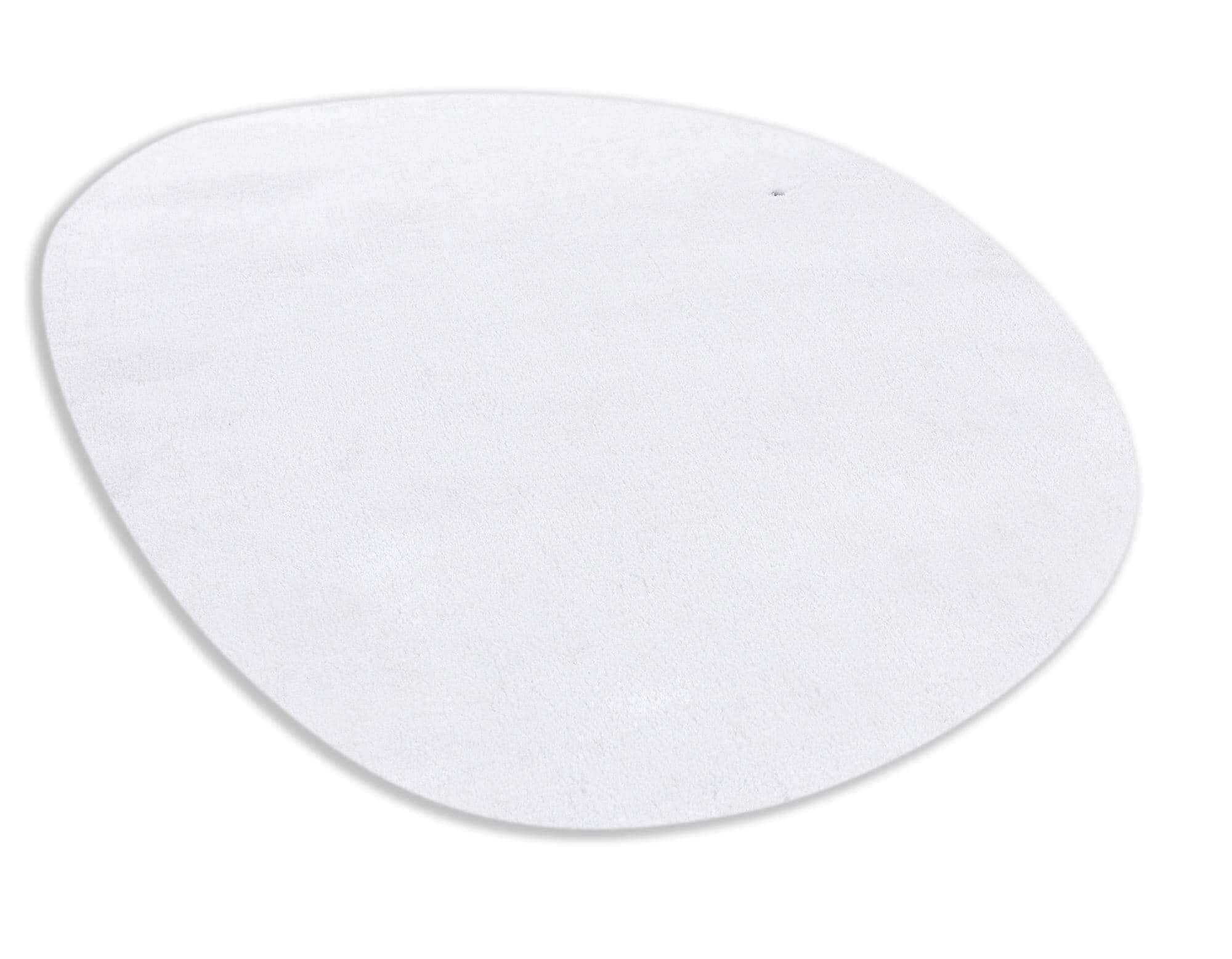 Cozy_uni_pebble_101white_426047_2 Tom Tailor COZY PEBBLE UNI Teppich Formteppich