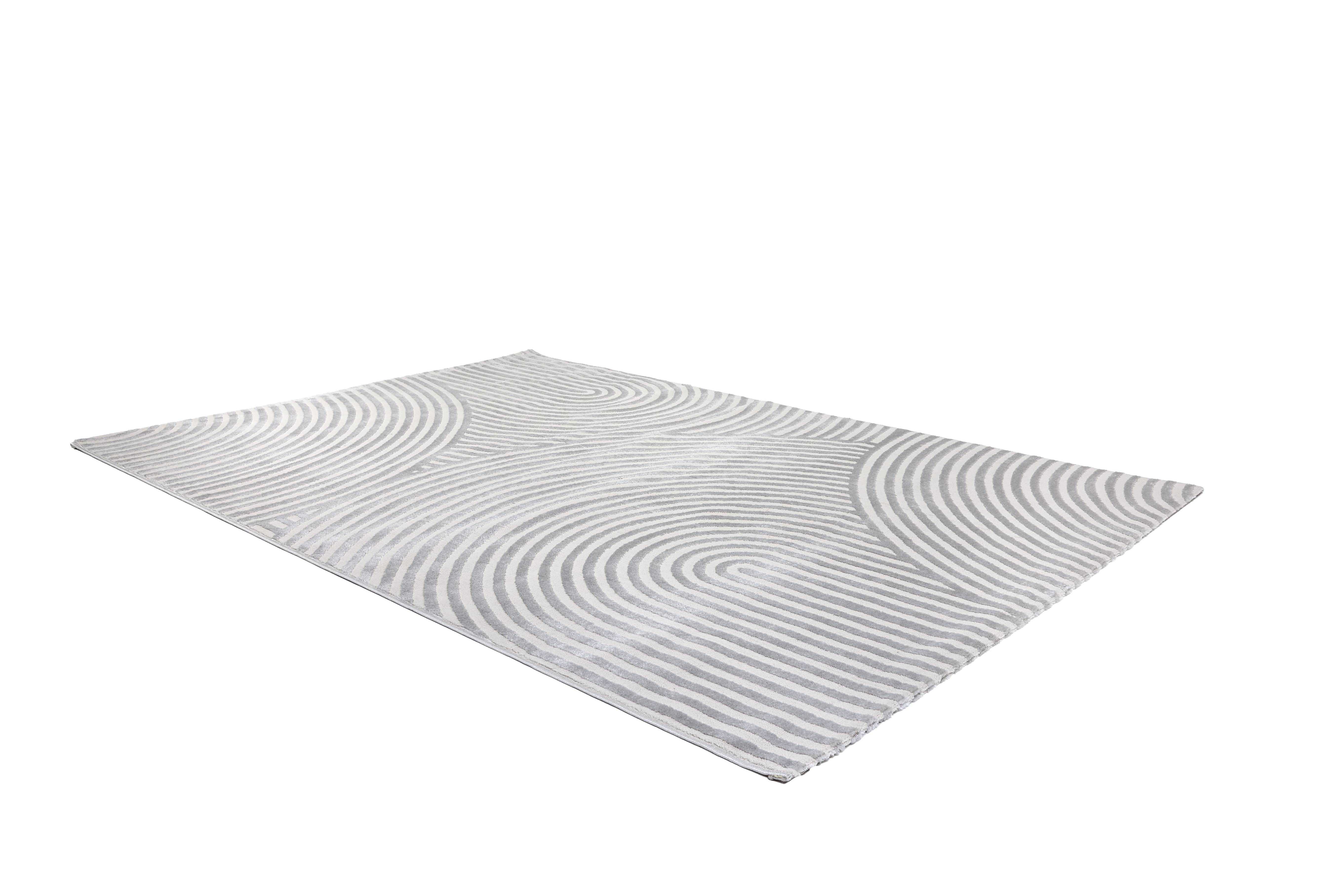 Vintageteppich Jules D.253 C. 004 Kringel silber Vintageteppich Jules D.253 C. 004 Kringel silber