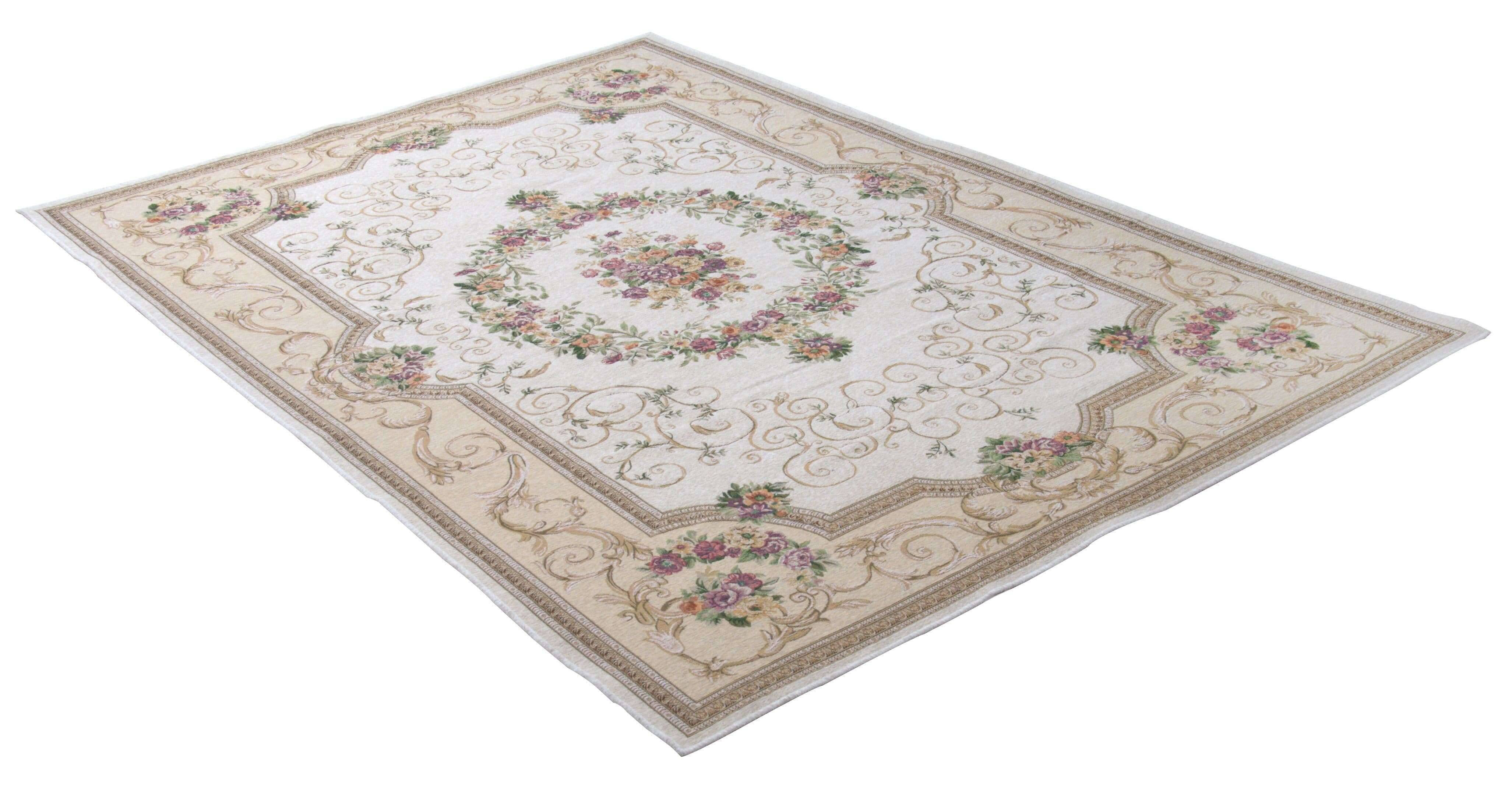 Flomi_Florentina_540ivory__406934_2-1 Flomi Florentina Teppich Flachgwebe Teppich Blumen