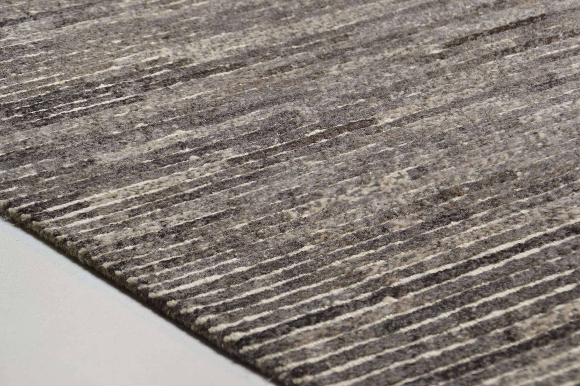 TalongaRib_C333_500brown_4 Talonga Rib C333 Nepal Teppich Handgeknüpft reine Schurwolle