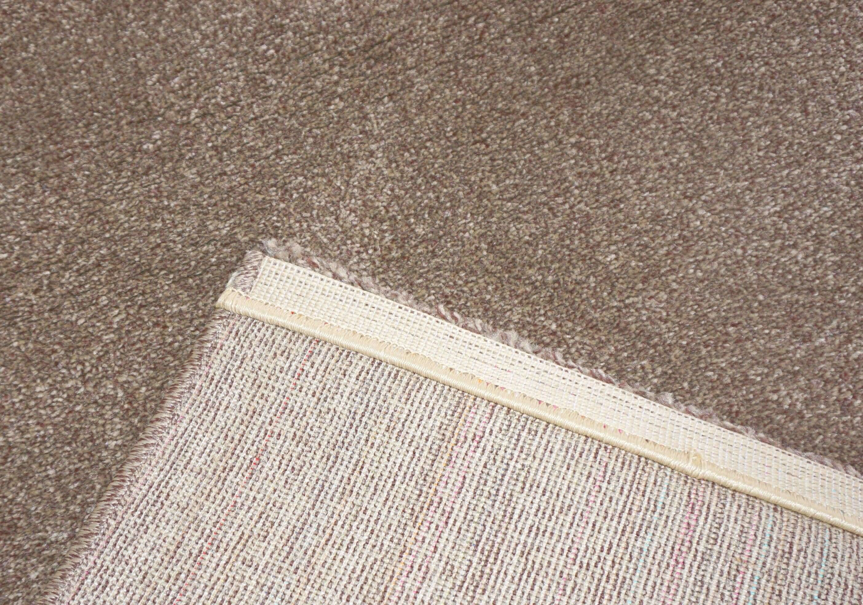 6870_001_066_Samoa_Detail Teppich uni braun Samoa 6870-001-066 Kuschelteppich