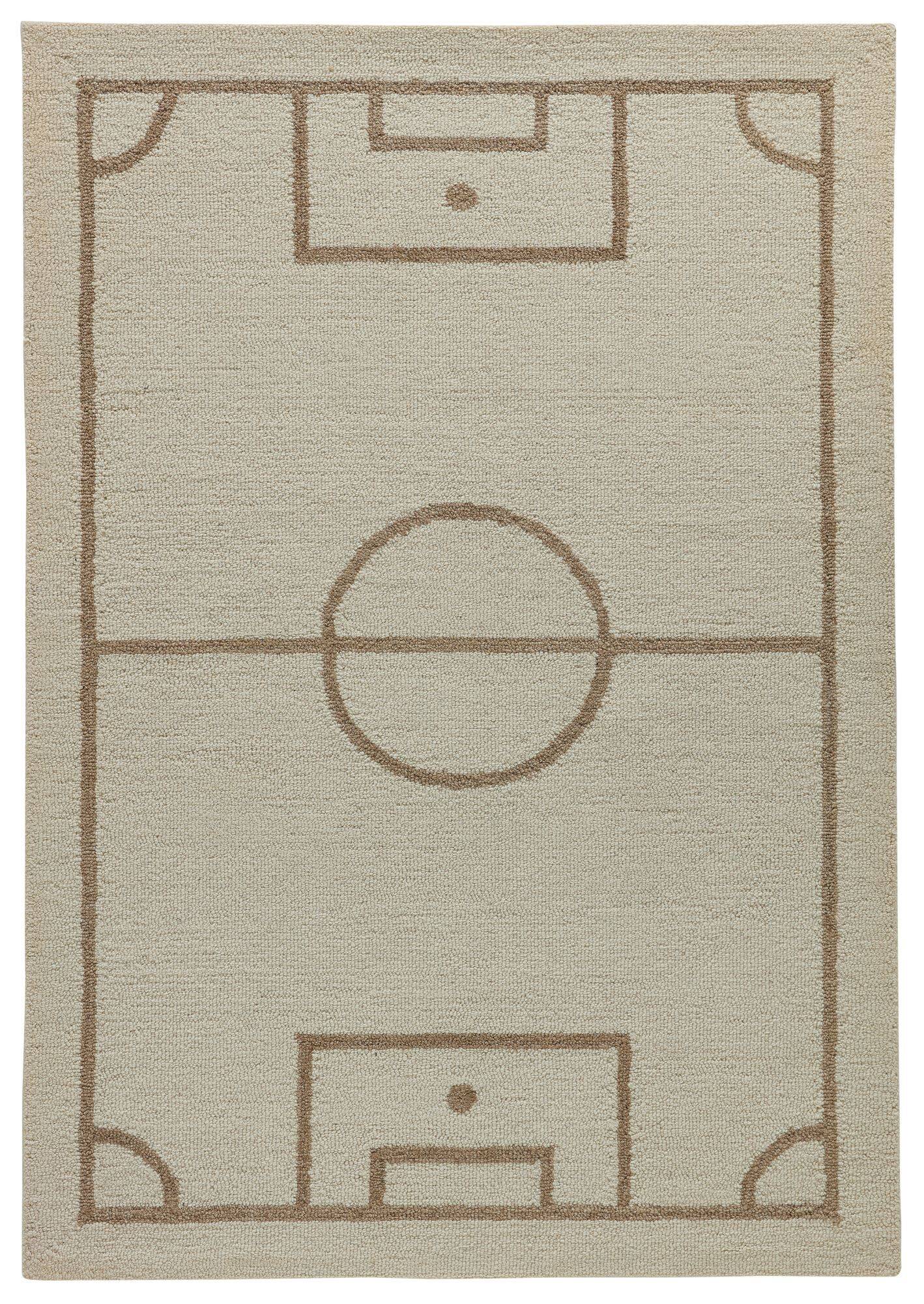 Kinderteppich Natur Pur "Football" Kids Naturfaser Kinderteppich Natur Pur "Football" Kids Naturfaser