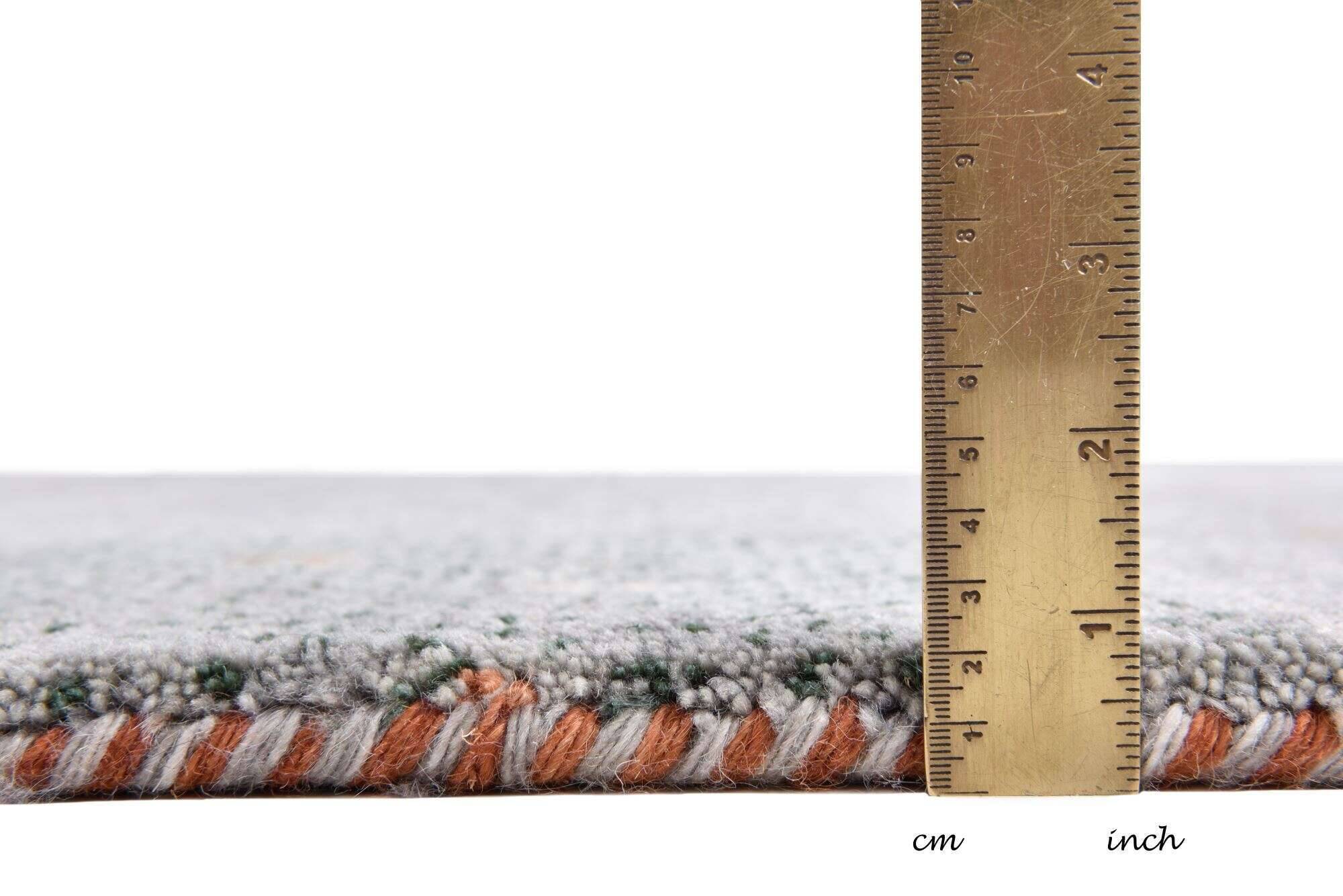 denver_zo-1999-17_650grey_427225_5 Gabbeh Teppich Denver Handgeknüpft Schurwolle Klassisch