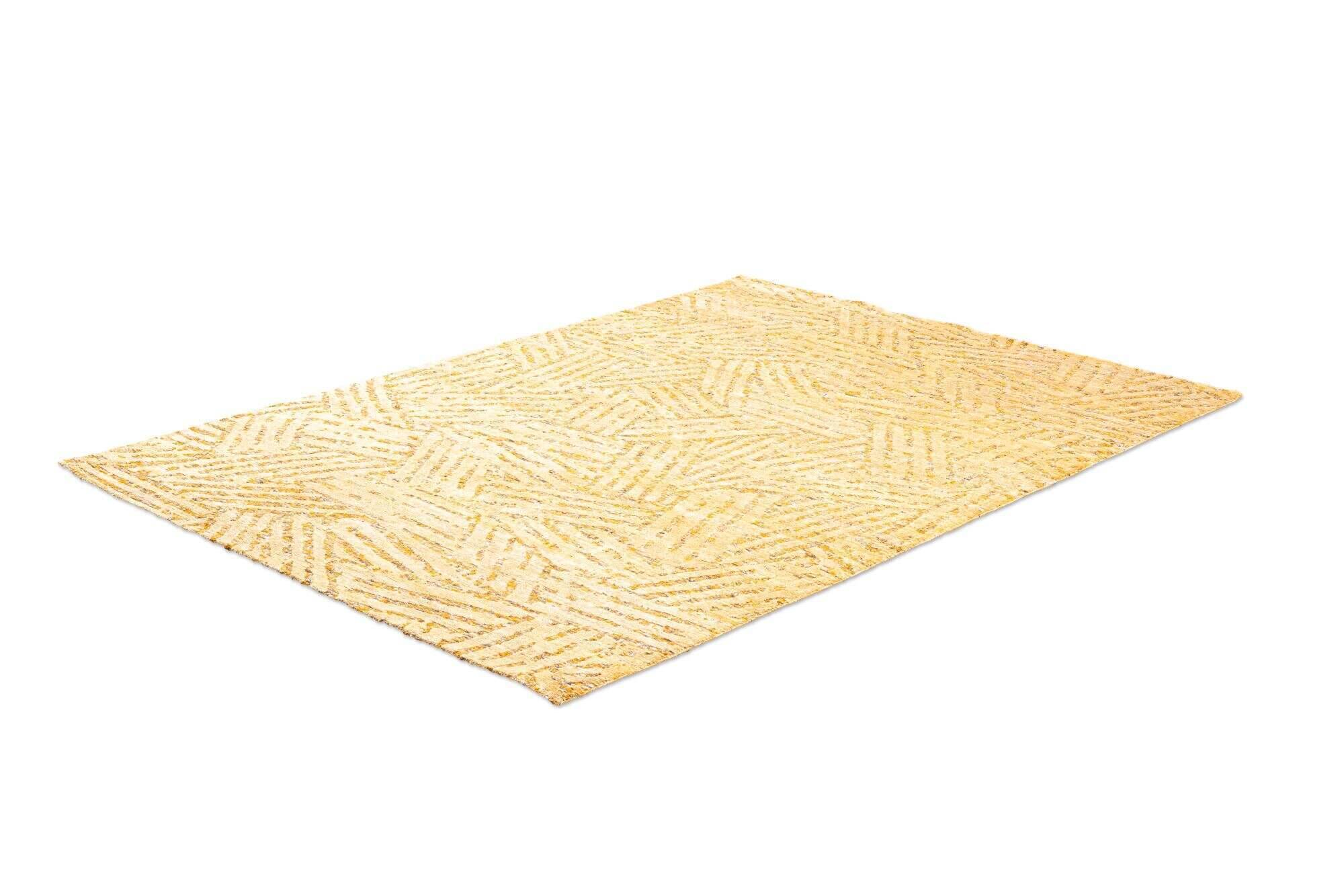 phoenix_zo-2321-19_870gold_418200_2 Moderner Designteppich 160x230cm Phoenix Handgeknüpft beige