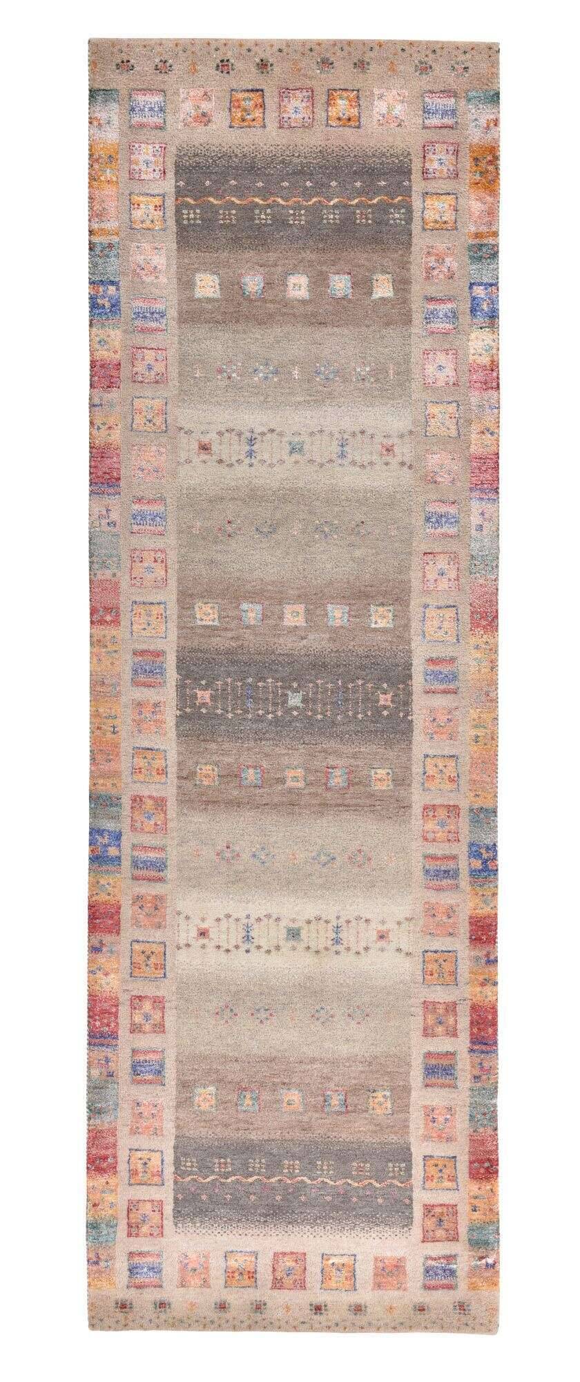 farssupersilky_mc10s_555beigemulti_427830_1 Fars Super Silky beige Gabbeh Läufer Handgeknüpft