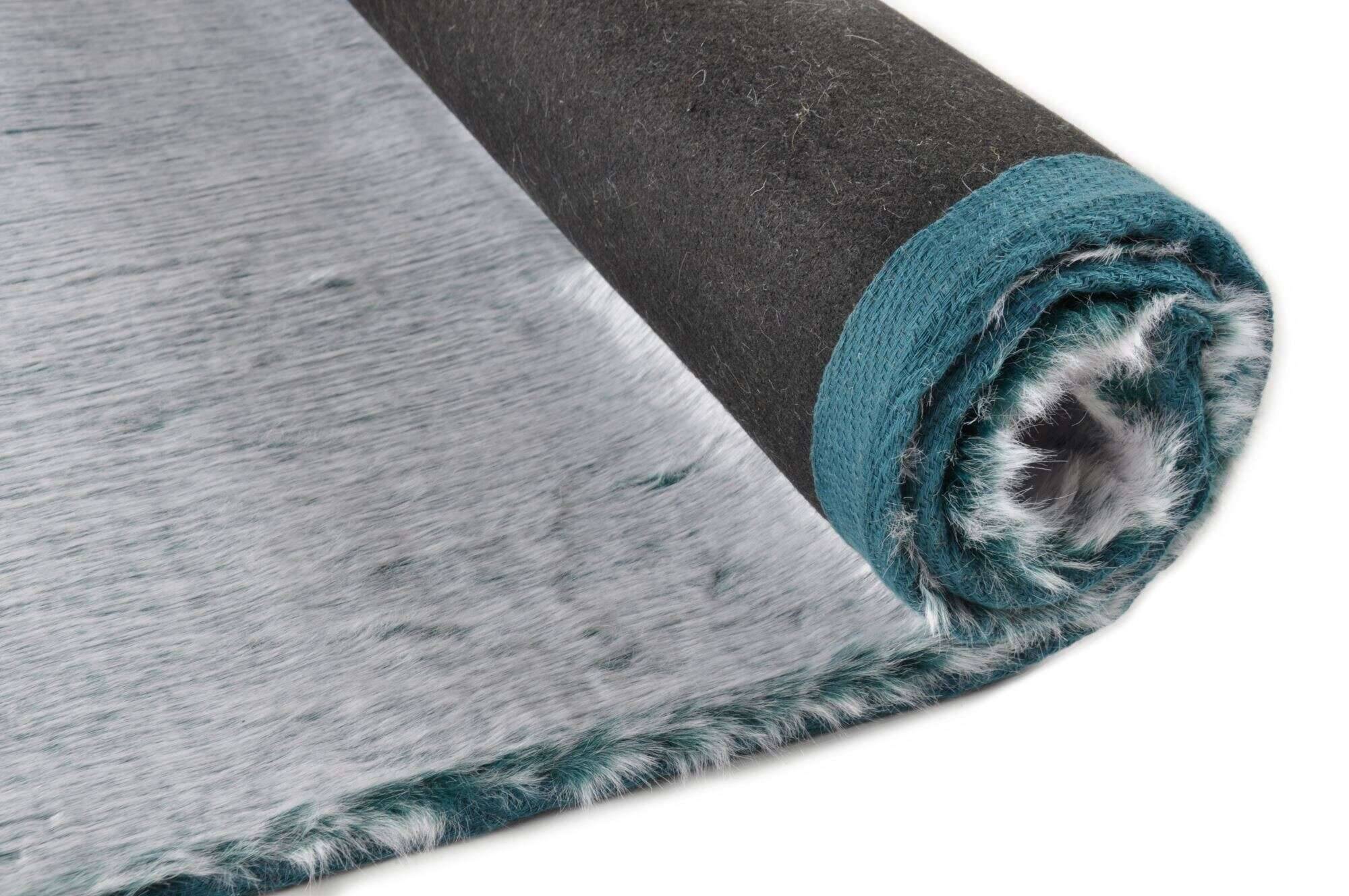 furry_uni_720turquoise_419884_11 Furry uni Hochflor Teppich Tom Tailor Kuschelteppich Einfarbig