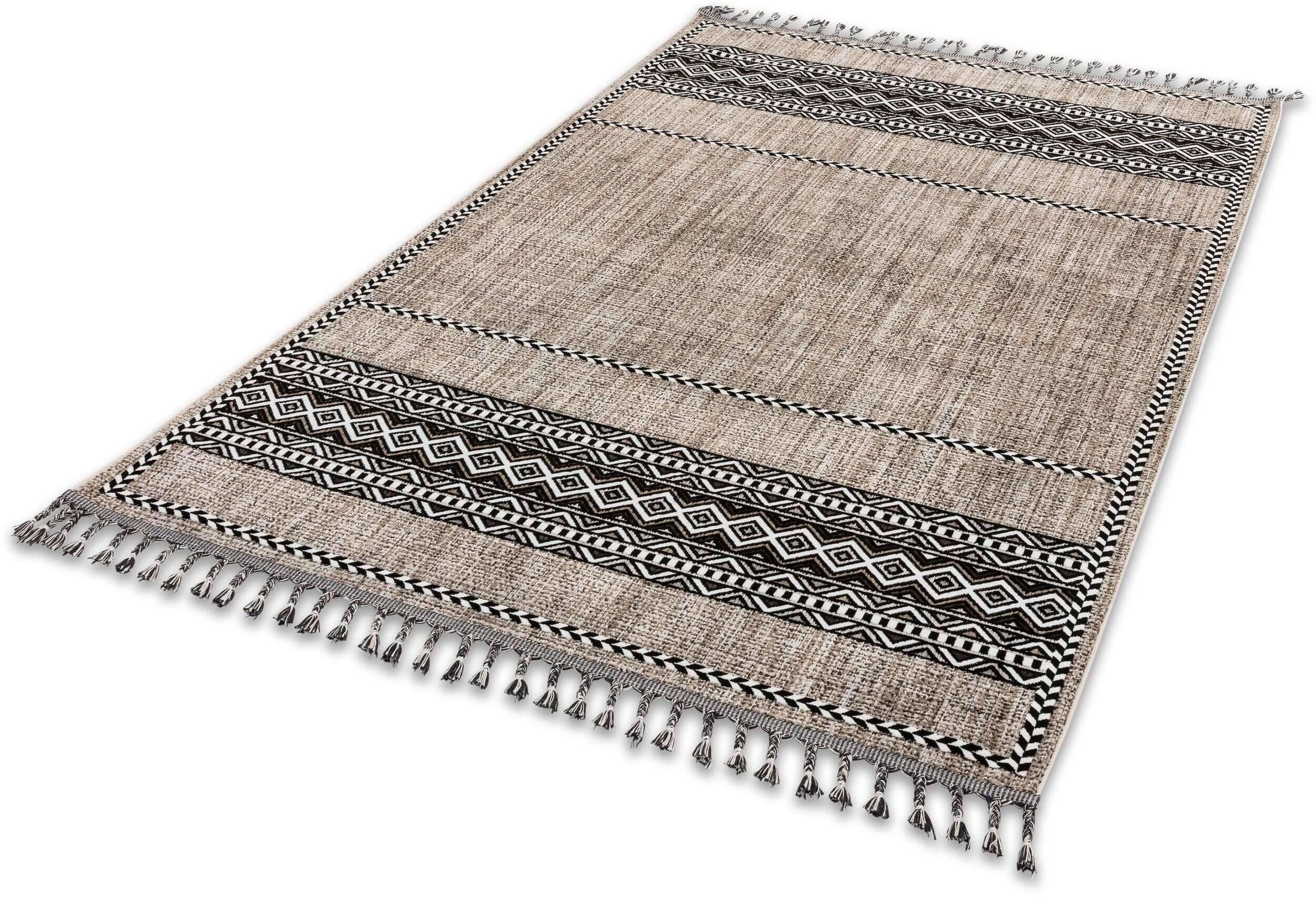 3e75177c-88c7-5e7b-9b17-8093f73d4e58-1 Teppich Modern Boho Style Ravenna 6634-225-006 Kelim Teppich
