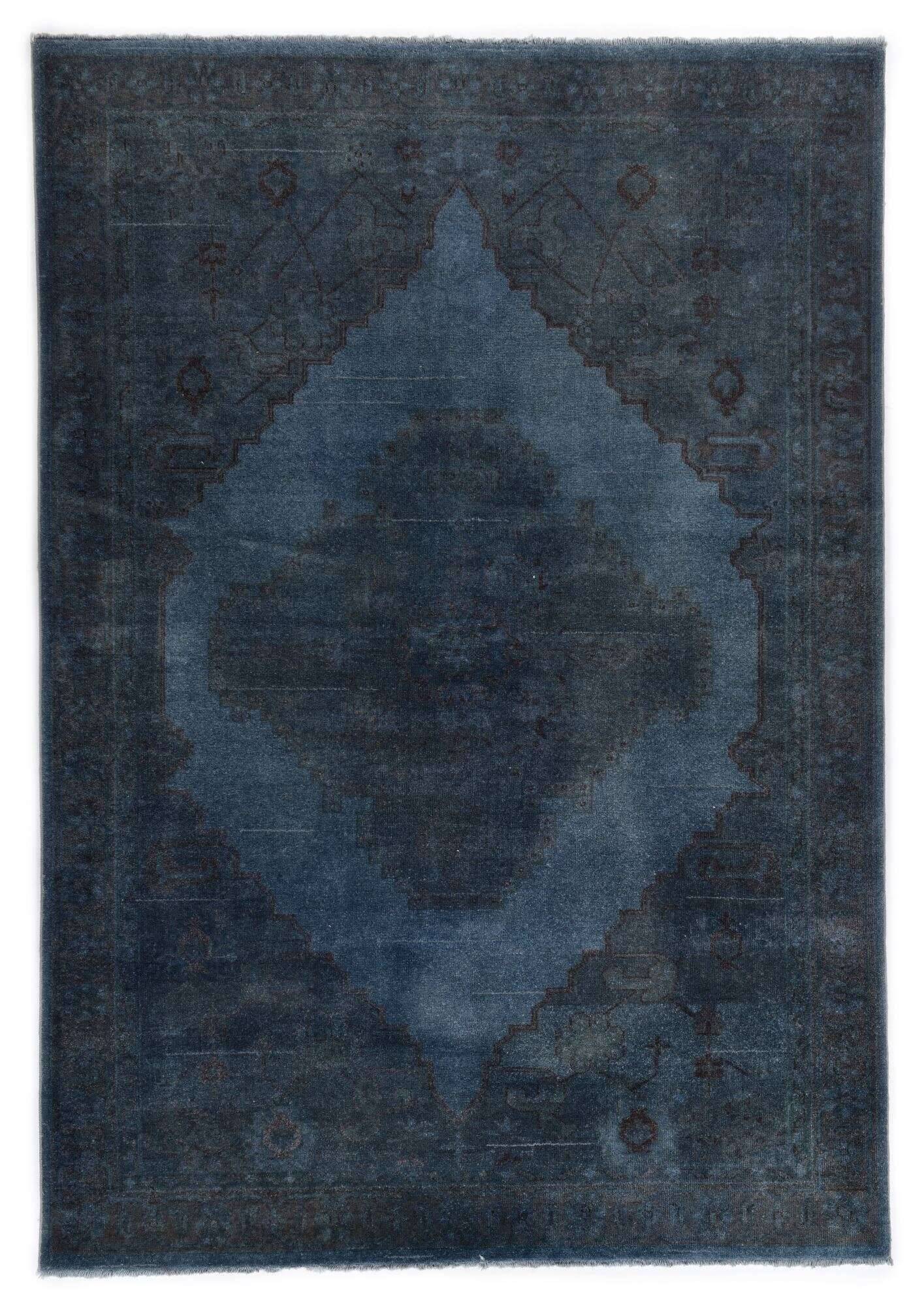 vintagediamond_kashan_705bluemulti_110837_1 Vintage Diamond Teppich Schurwolle 163x242cm