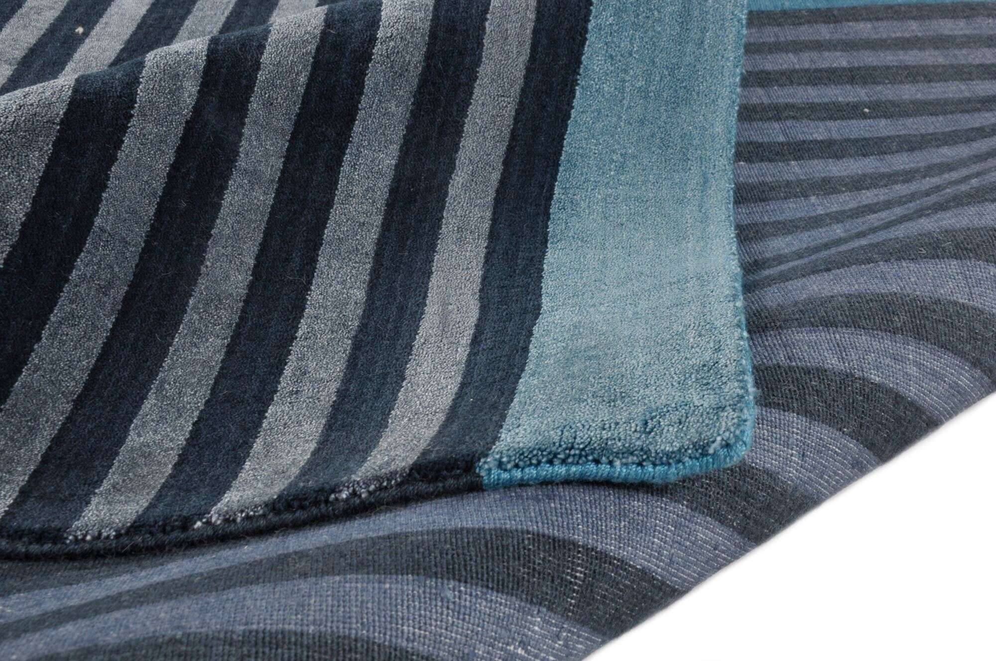 miami_3286_705bluemulti_419161_9 Trend Teppich Miami Design-3286 aus Wolle und Viskose
