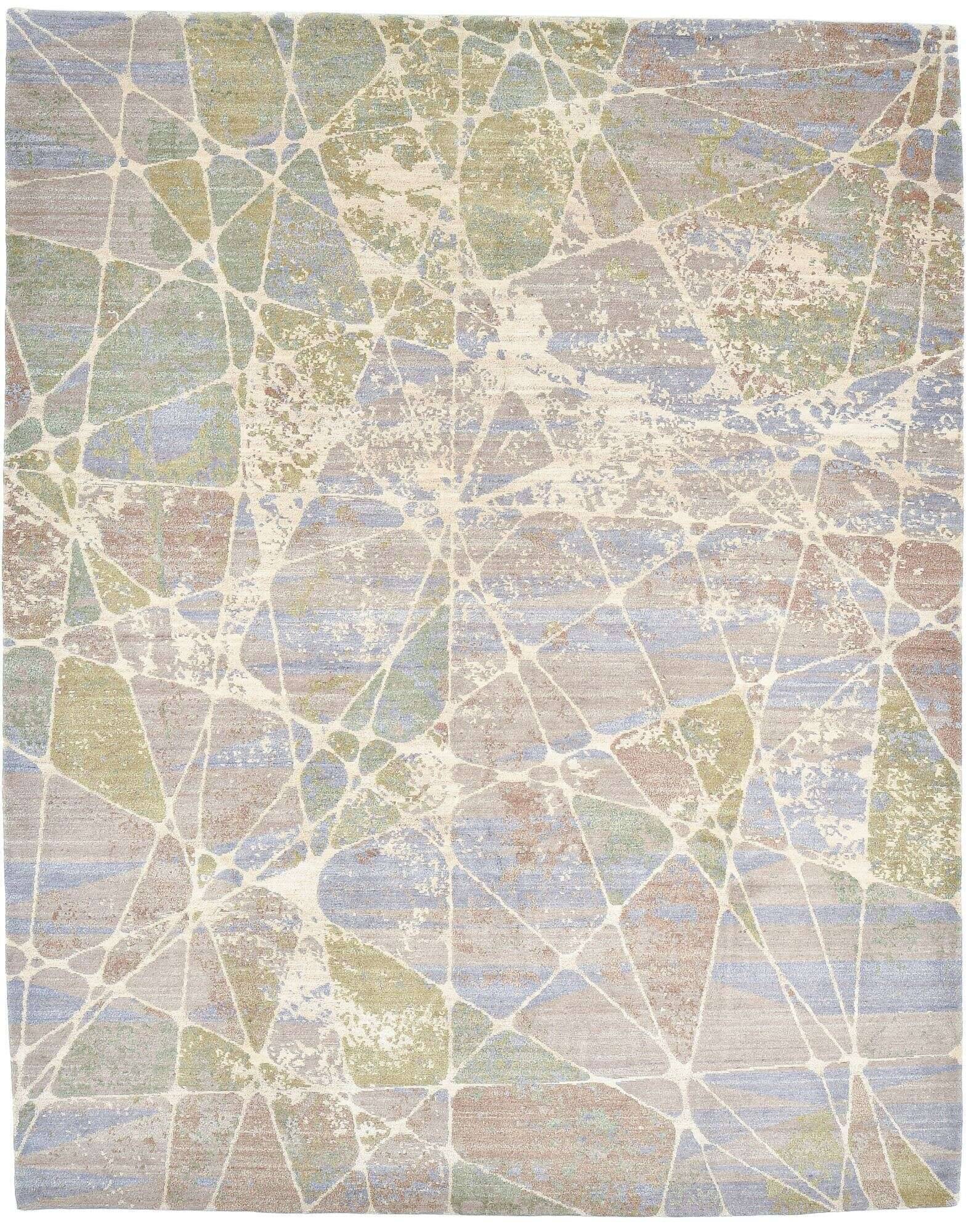 jabusilk60_c3283_473carnelmulti_405006_1 Nepal Teppich Jabu Silk 60 Wolle Seide Design Teppich 248x312cm