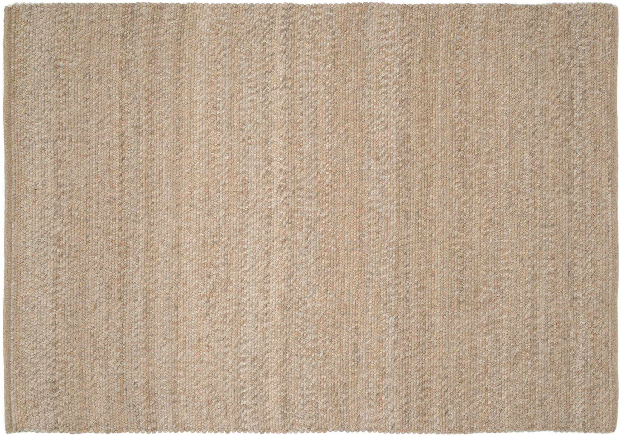 FAV01-458-27 Handgewebter Naturteppich "Favorit" Schurwollteppich Gewalkte Wolle