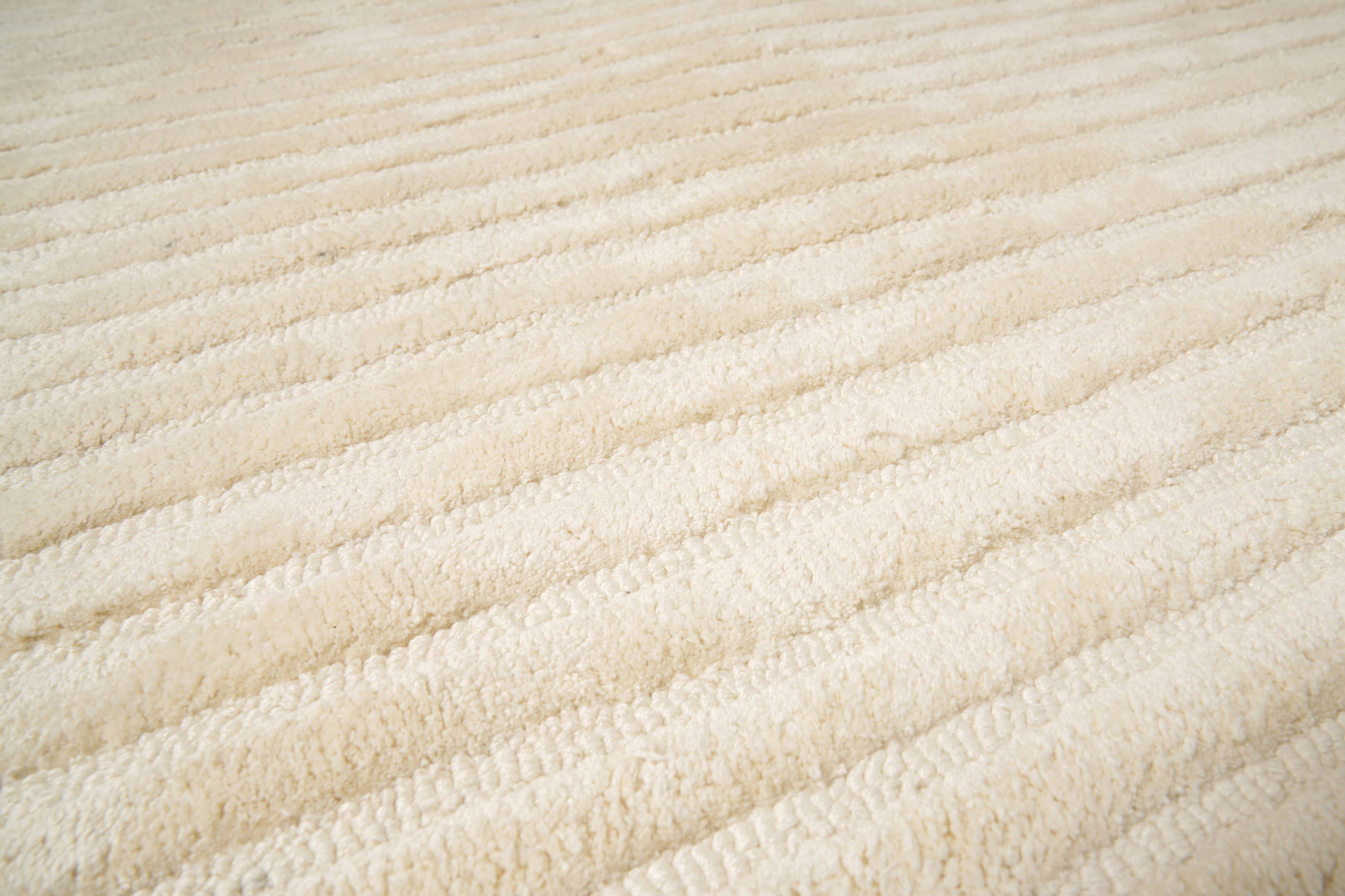 Moderner Teppich SIERRA IVORY OVAL