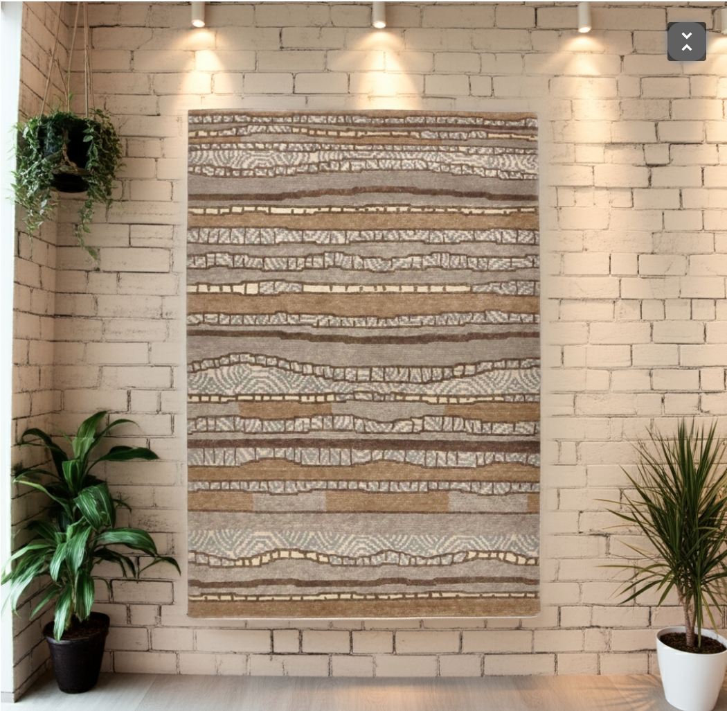 Nepalteppich Talonga-Silk RSK686-B65 im Wunschmaß